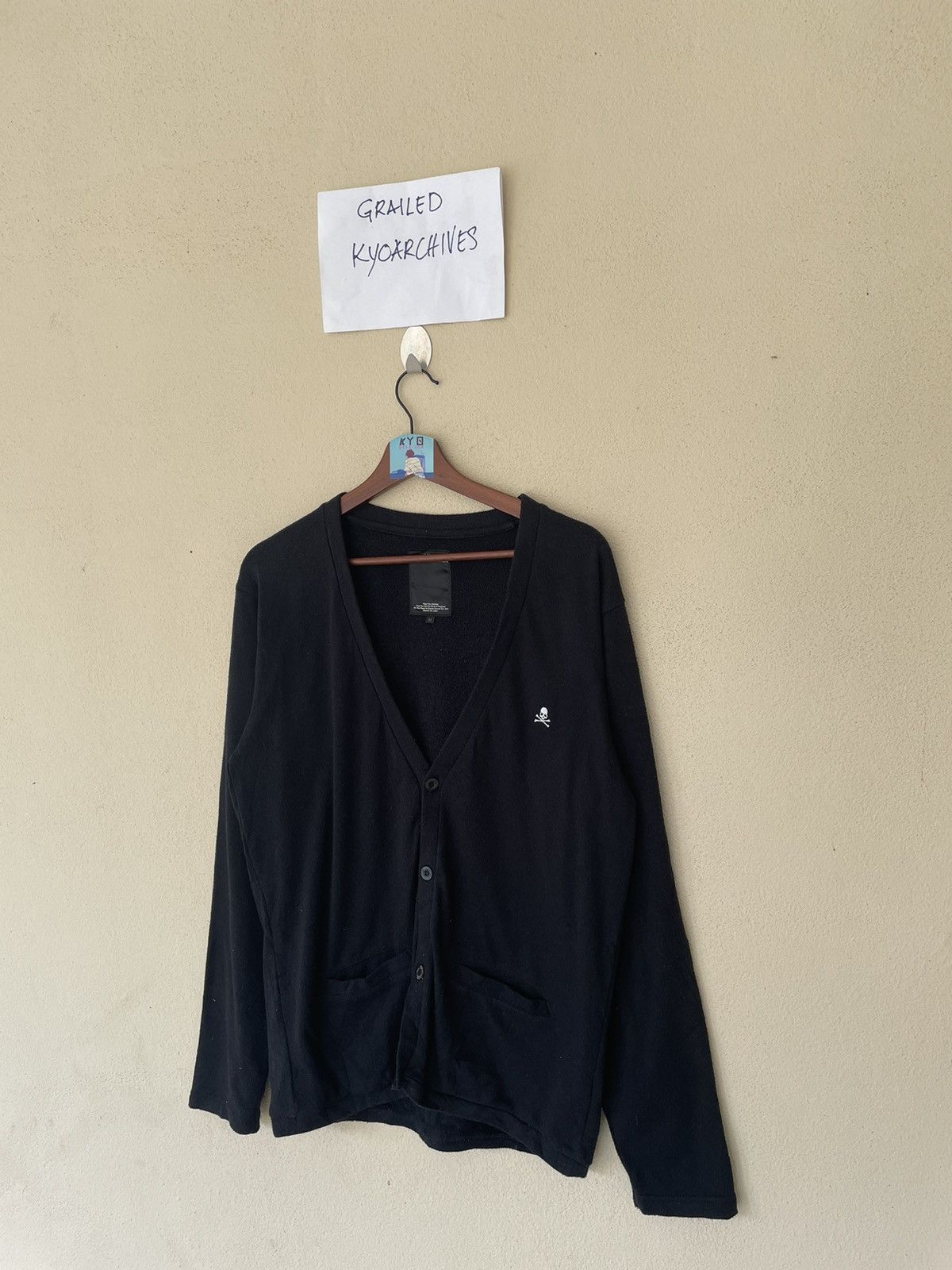 Japanese Brand AZUL MINI SKULL CARDIGAN/JACKET Size US M / EU 48-50 / 2 - 2 Thumbnail
