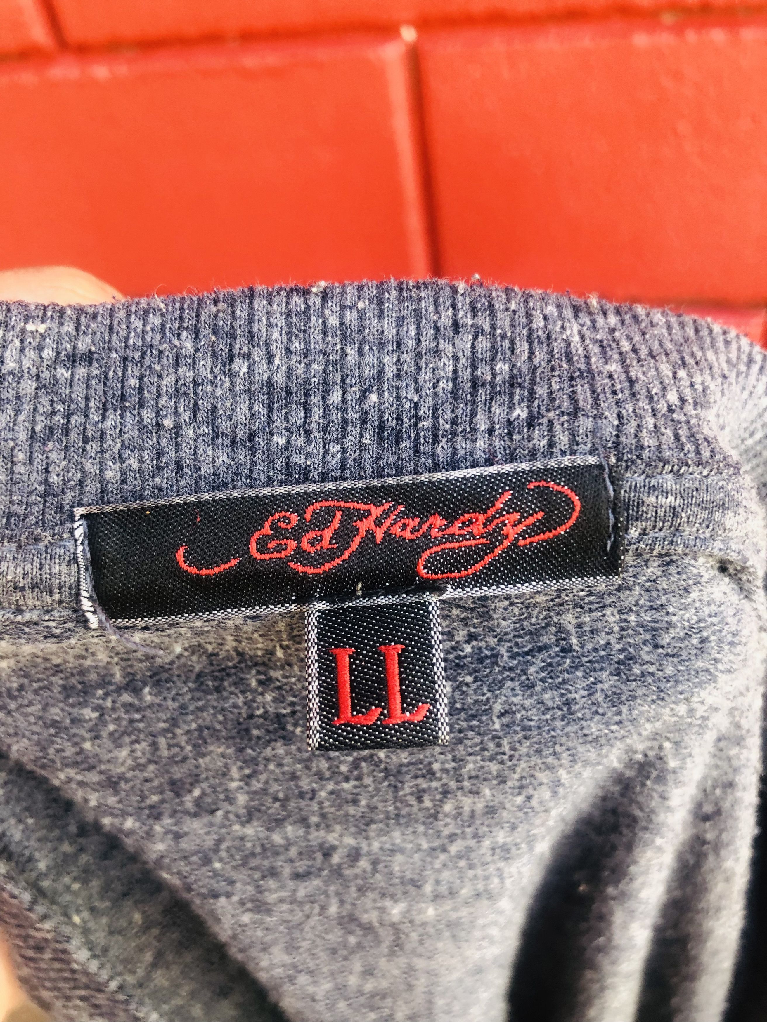 Ed Hardy × Vintage Vintage Ed Hardy Designer Streetwear Fashion Style Size US L / EU 52-54 / 3 - 9 Thumbnail