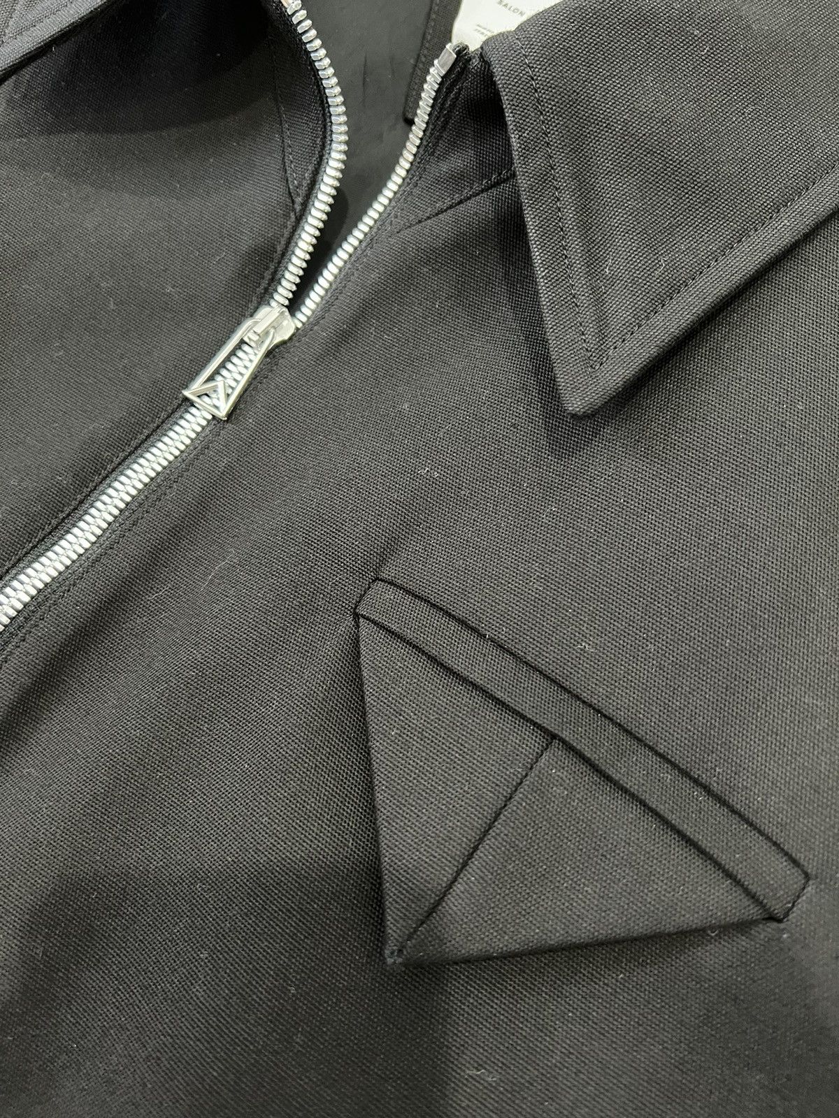 Bottega Veneta Bottega Veneta FW21 Black Boxy Twill Work Jacket - EU 52 Size US L / EU 52-54 / 3 - 3 Thumbnail