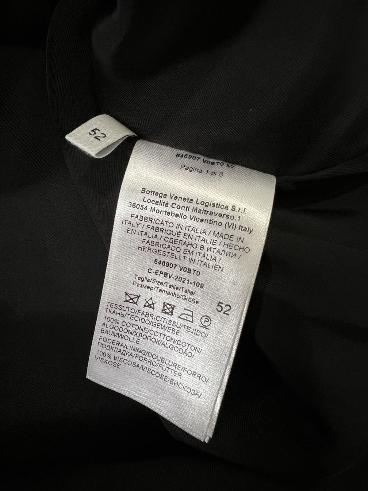 Bottega Veneta Bottega Veneta FW21 Black Boxy Twill Work Jacket - EU 52 Size US L / EU 52-54 / 3 - 5 Thumbnail