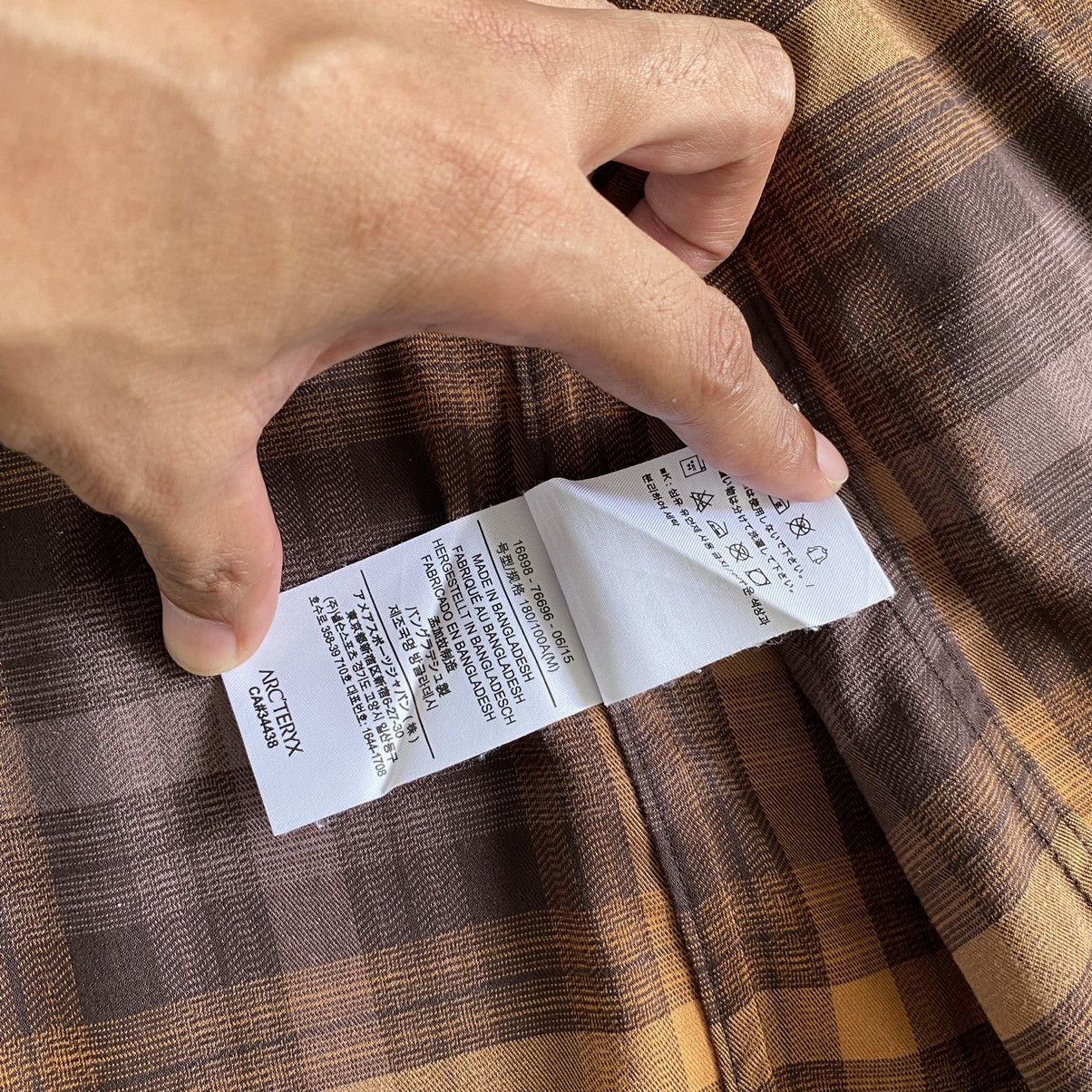 Arc'teryx Arc'Teryx Checker Plaid Light Weight Flannel Shirt Size US M / EU 48-50 / 2 - 13 Thumbnail
