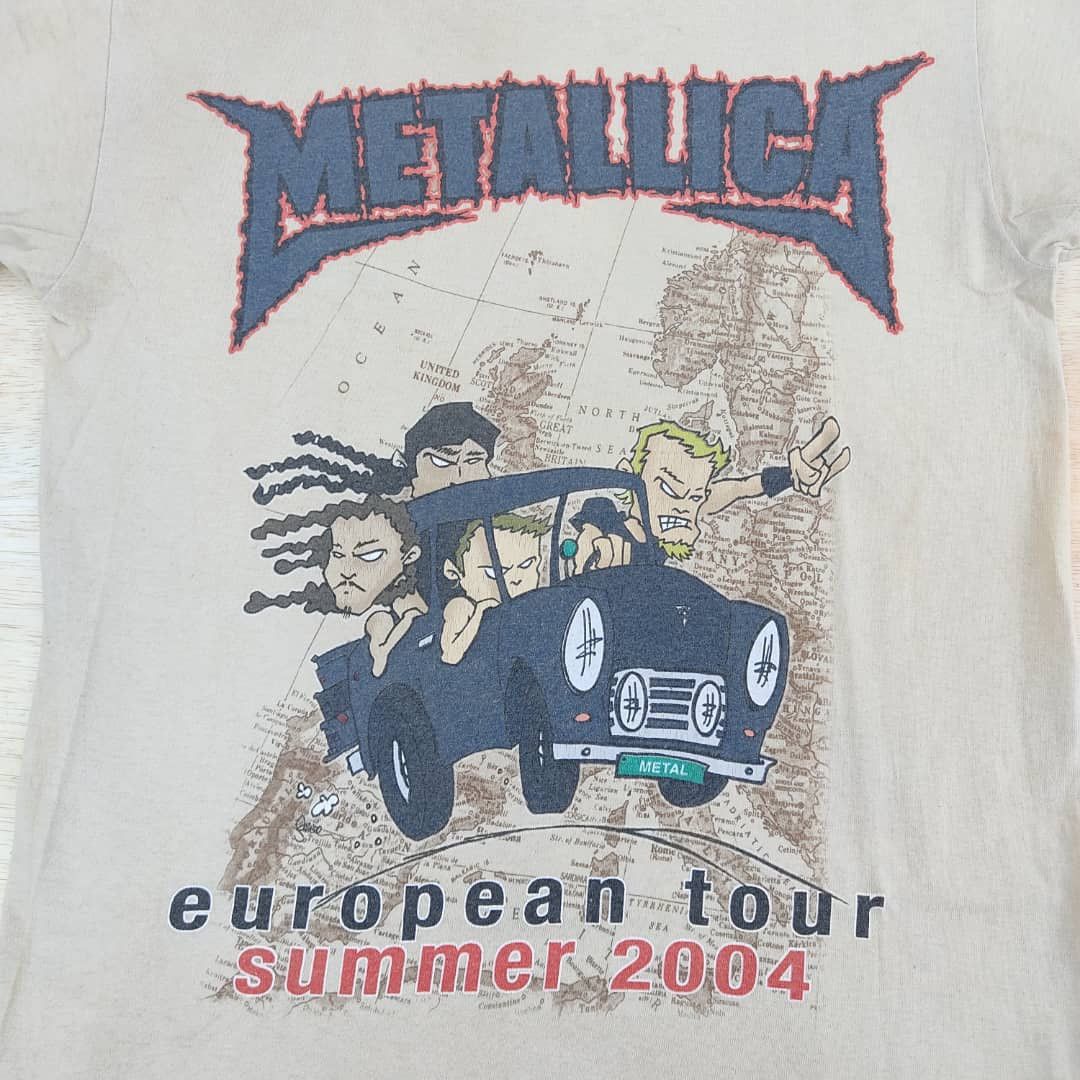 Band Tees × Metallica × Vintage Vintage METALLICA tour 2004 Size US M / EU 48-50 / 2 - 2 Thumbnail