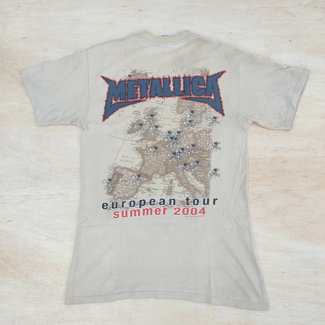 Band Tees × Metallica × Vintage Vintage METALLICA tour 2004 Size US M / EU 48-50 / 2 - 3 Thumbnail