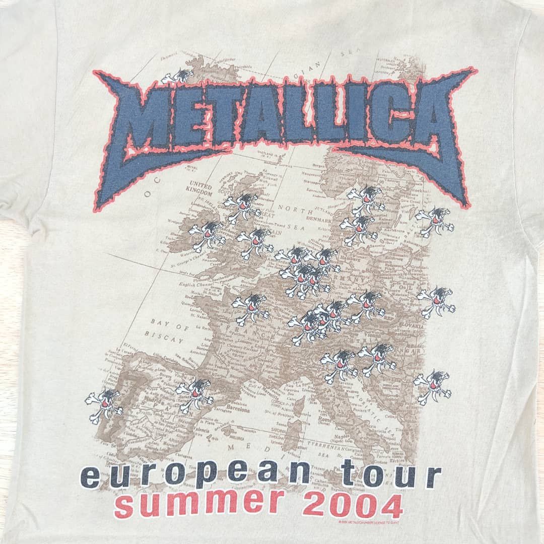 Band Tees × Metallica × Vintage Vintage METALLICA tour 2004 Size US M / EU 48-50 / 2 - 4 Thumbnail