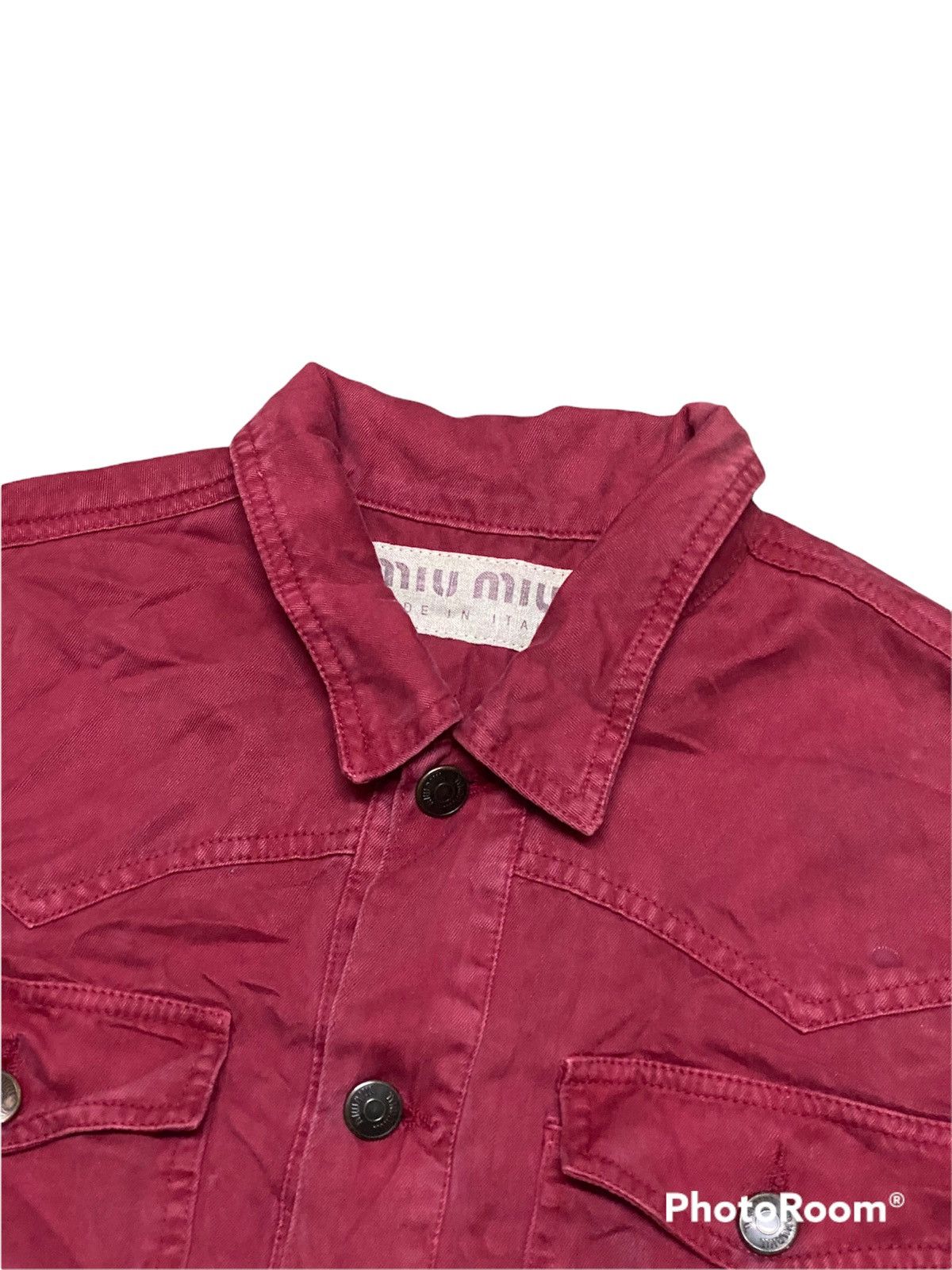 Miu Miu × Vintage Offer‼️Vintage Miu Miu Sleeveless Denim Jacket Size M / US 6-8 / IT 42-44 - 3 Thumbnail