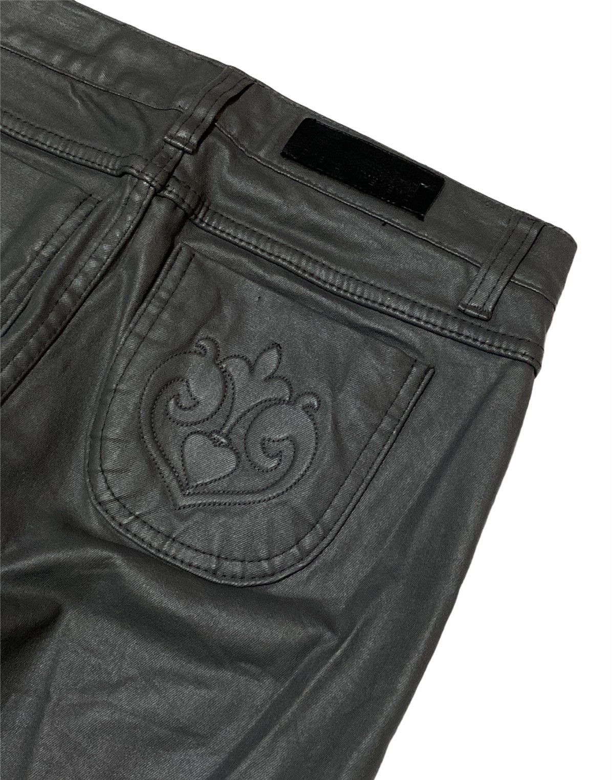 Genuine Leather × Japanese Brand Japanese Brand Leather Skinny Pants Size 27" / US 4 / IT 40 - 5 Thumbnail
