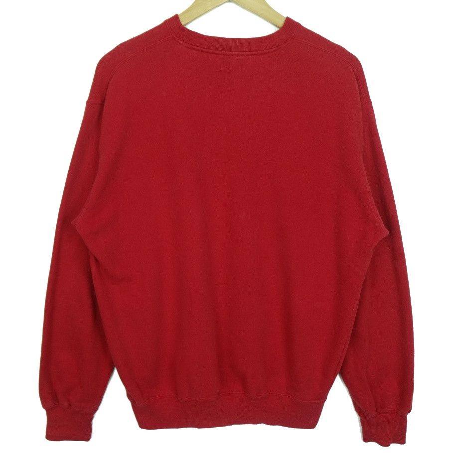 Converse Vintage CONVERSE Red Plain Sweatshirts Jumper Size US L / EU 52-54 / 3 - 6 Thumbnail