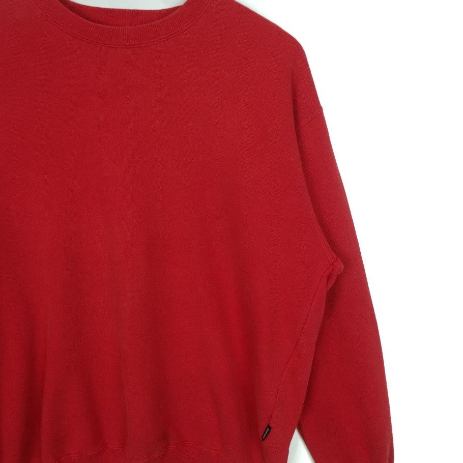 Converse Vintage CONVERSE Red Plain Sweatshirts Jumper Size US L / EU 52-54 / 3 - 4 Thumbnail