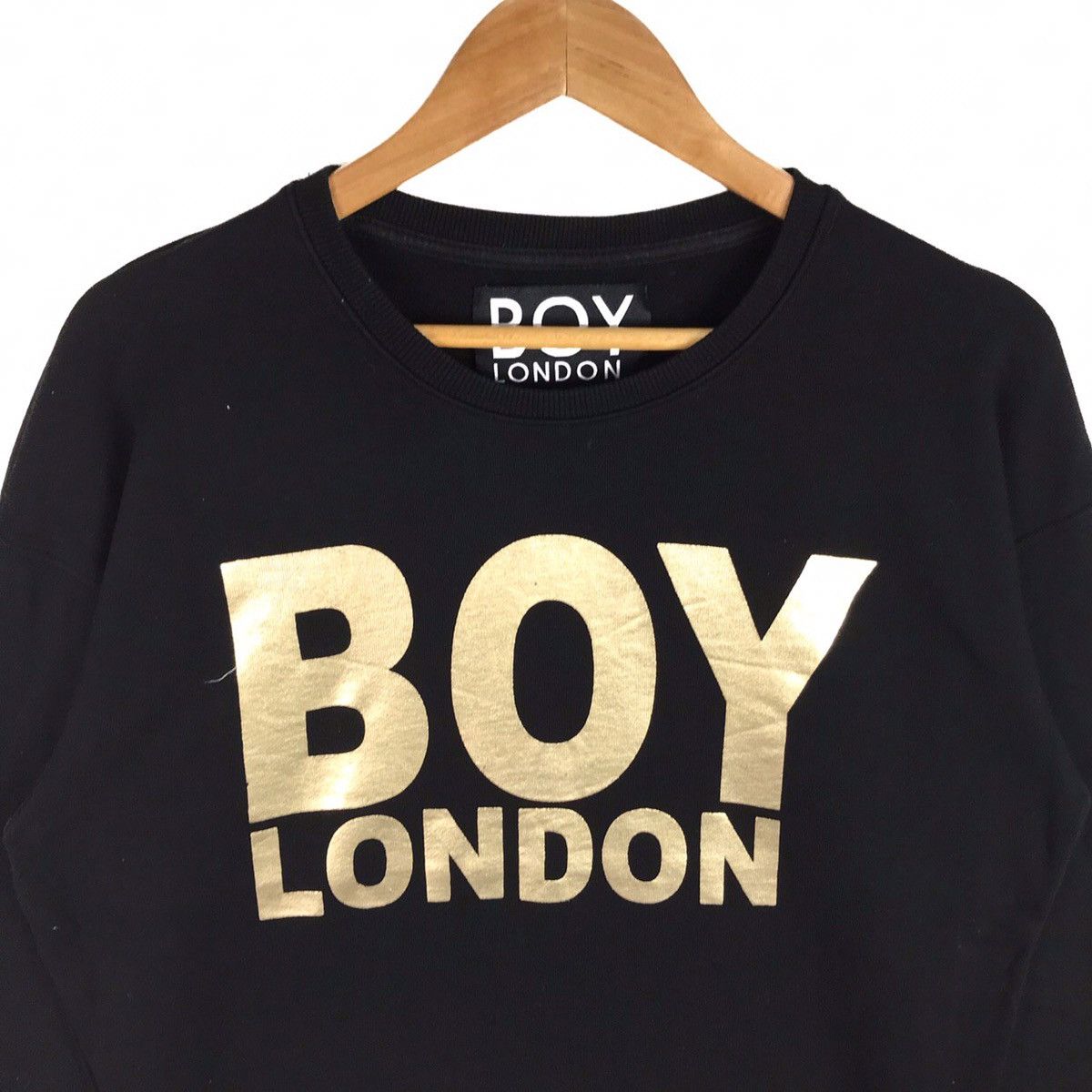 Boy London Boy London Black Sweatshirt Big Spell Out Jumper Pullover Size US M / EU 48-50 / 2 - 5 Thumbnail