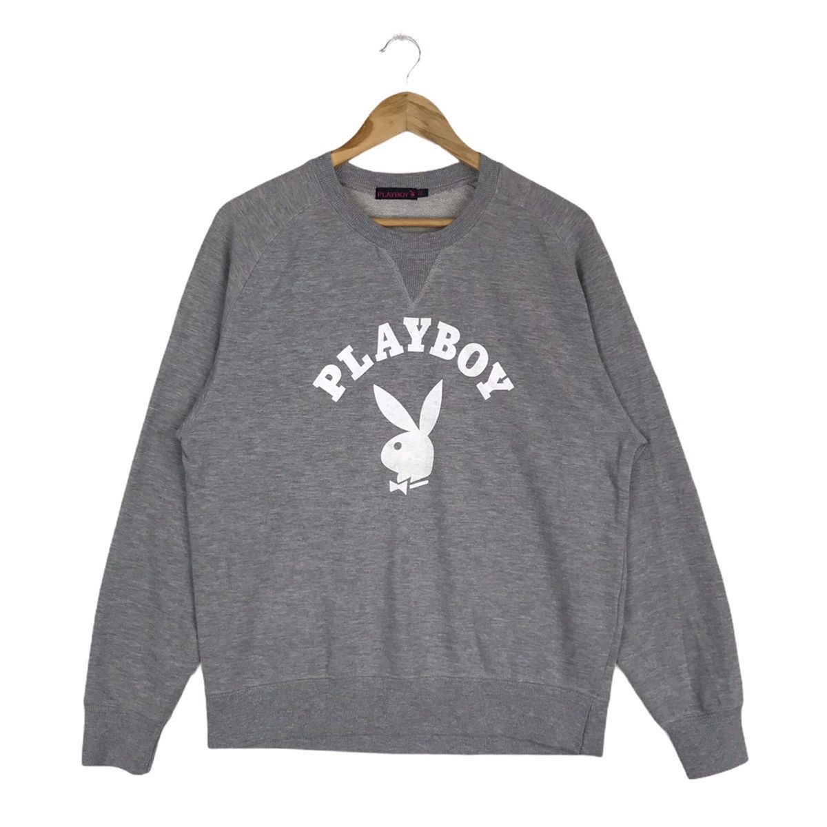Playboy Vintage Playboy Spell Out Big Bunny Sweatshirt Pullover Size US M / EU 48-50 / 2 - 1 Thumbnail