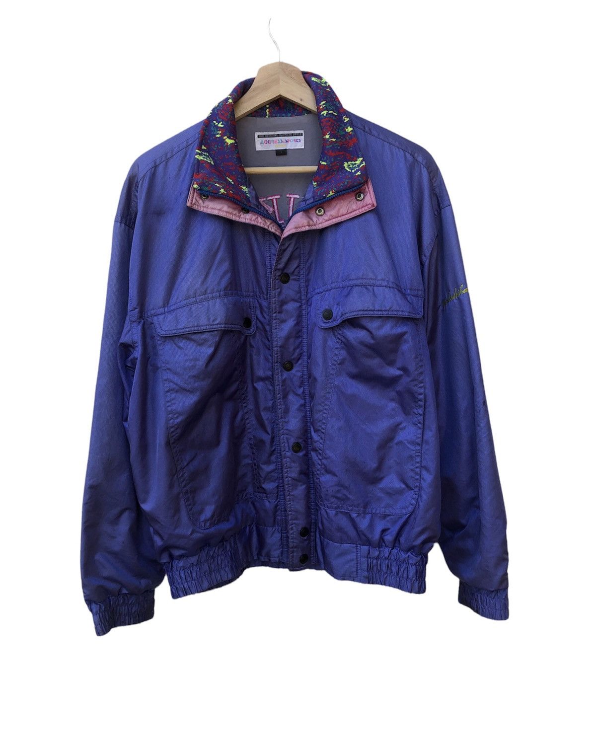 Japanese Brand VINTAGE JAPANESE BRAND AGGRESS SPORT EMBROIDERED LOGOS Size US L / EU 52-54 / 3 - 2 Thumbnail