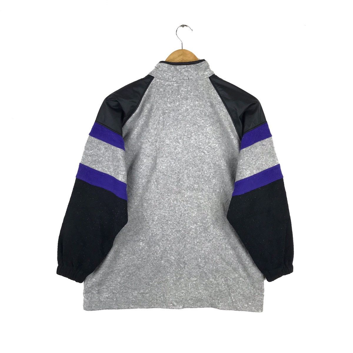 Puma Vintage 90s Puma Spell Out Half Zipper Fleece Sweatshirt Size US M / EU 48-50 / 2 - 4 Thumbnail
