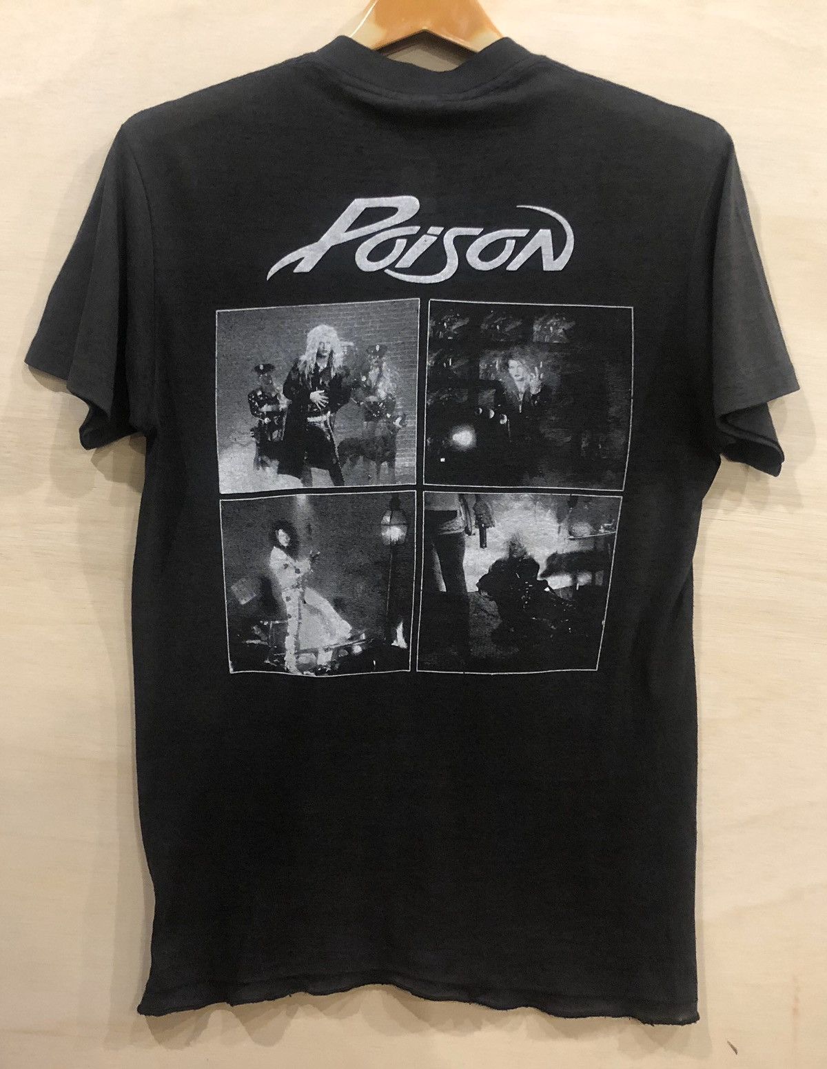 Band Tees × Vintage Vintage 90s POISON Size US M / EU 48-50 / 2 - 3 Thumbnail