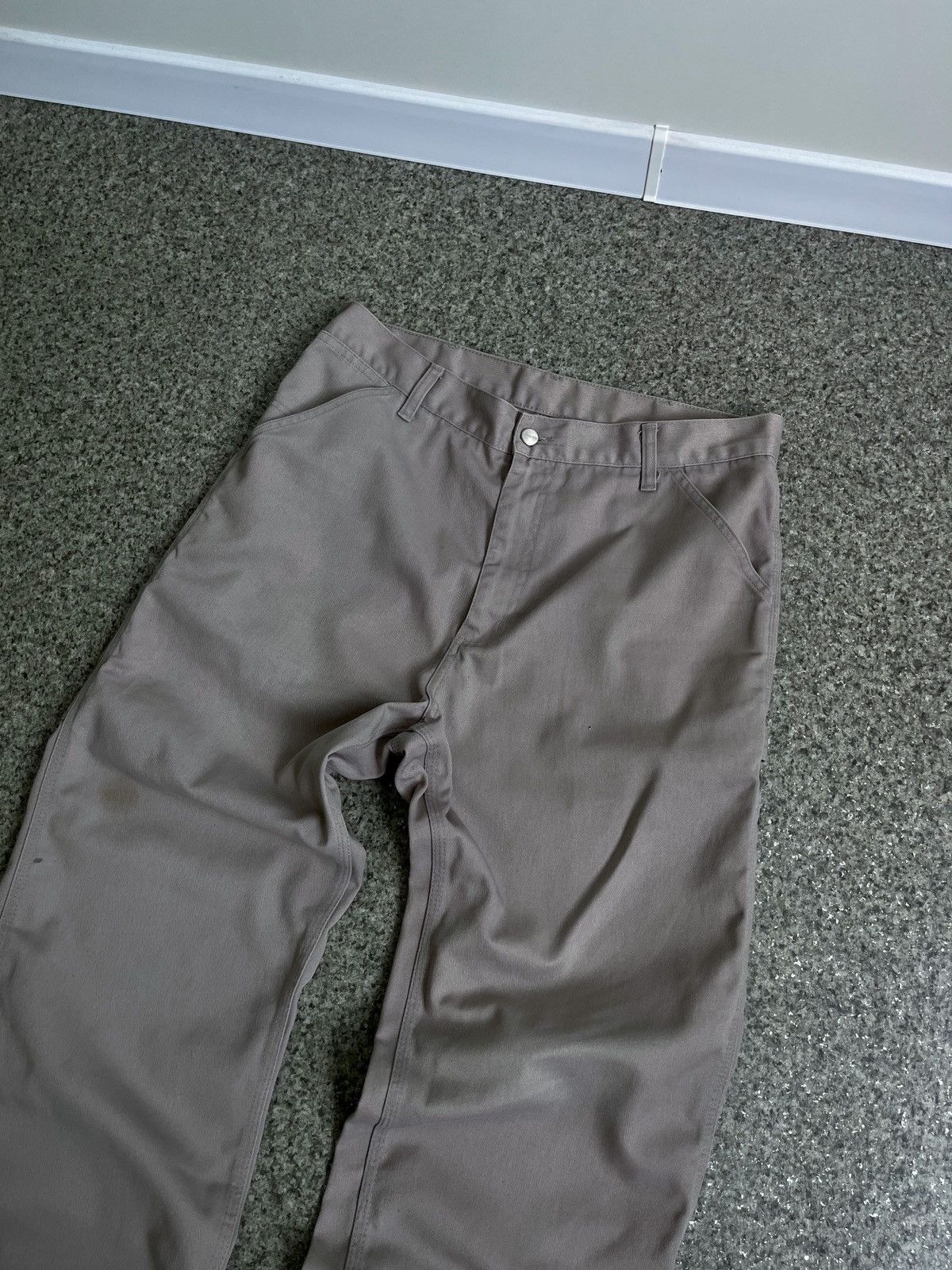 Carhartt × Carhartt Wip × Vintage VINTAGE 90’s CARHARTT SINGLE KNEE PANT CARGO BAGGY W36 L34 Size US 36 / EU 52 - 5 Thumbnail