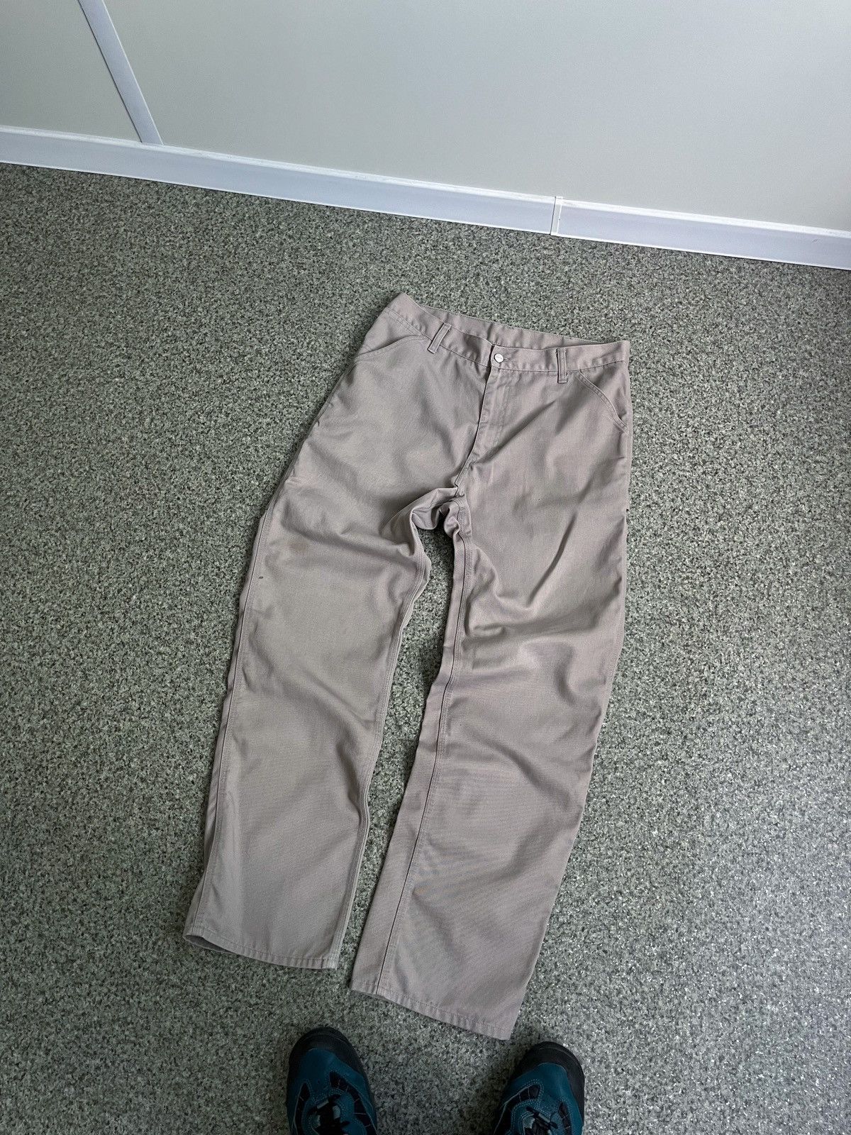Carhartt × Carhartt Wip × Vintage VINTAGE 90’s CARHARTT SINGLE KNEE PANT CARGO BAGGY W36 L34 Size US 36 / EU 52 - 3 Thumbnail