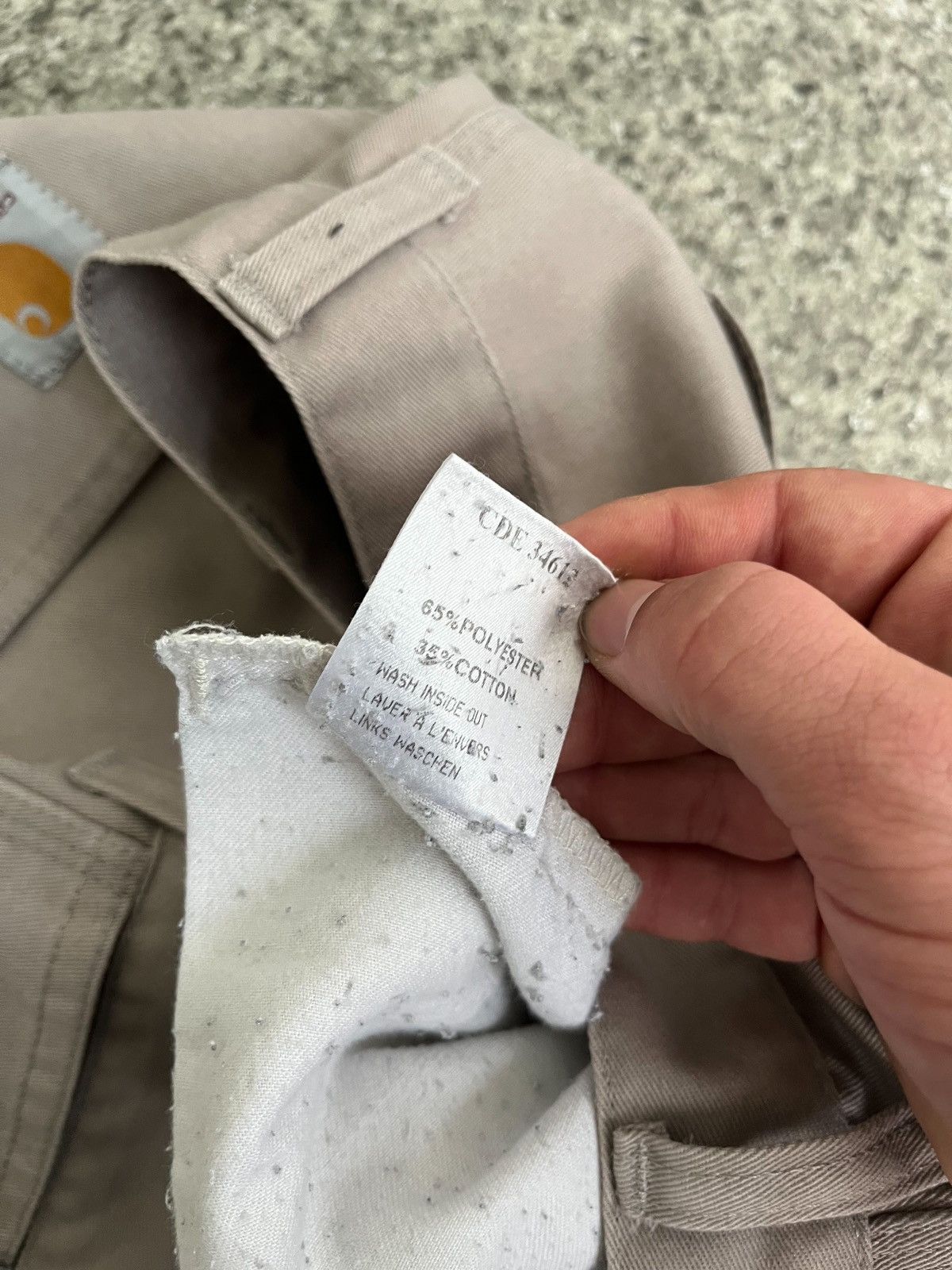 Carhartt × Carhartt Wip × Vintage VINTAGE 90’s CARHARTT SINGLE KNEE PANT CARGO BAGGY W36 L34 Size US 36 / EU 52 - 8 Thumbnail
