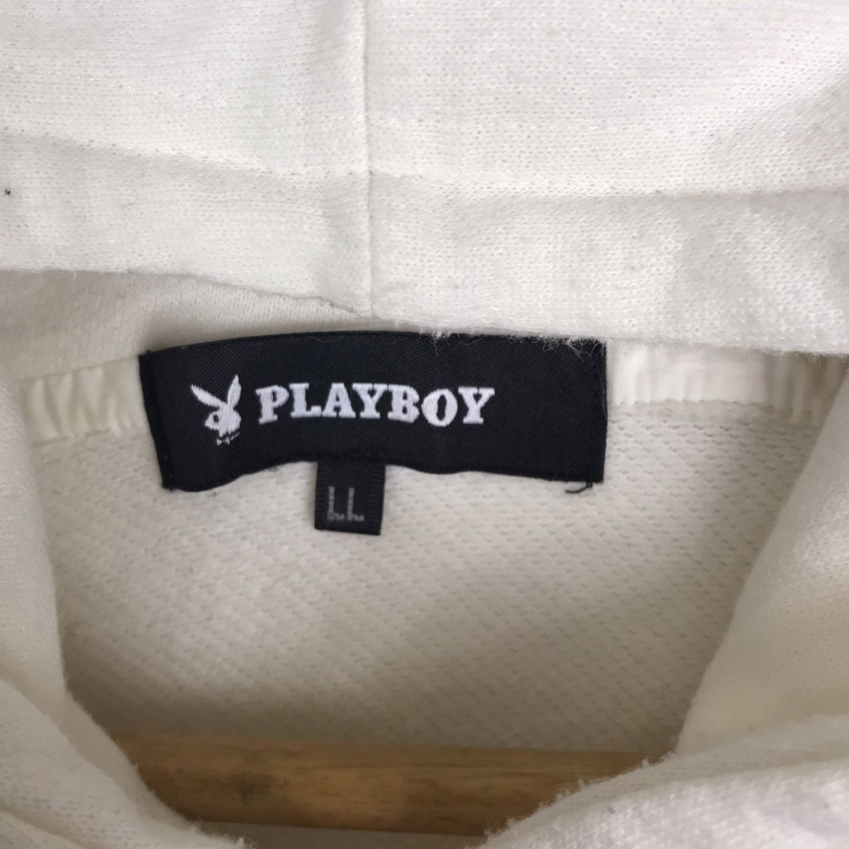 Playboy Vintage PLAYBOY Bunny Spell Out Hoodie Short Sleeve Shirt Size US L / EU 52-54 / 3 - 4 Thumbnail