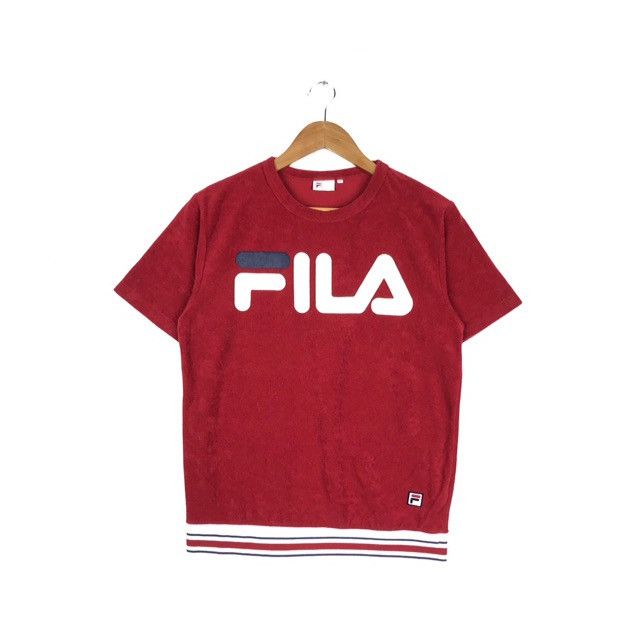 Fila Fila Spell Out Short Sleeve Fleece Sweatshirt Size US M / EU 48-50 / 2 - 1 Thumbnail