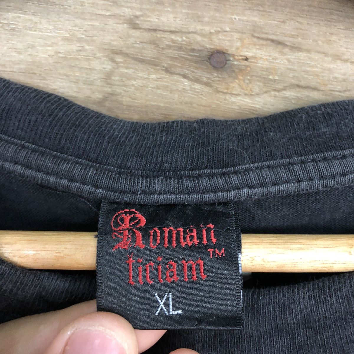 Japanese Brand Roman Tirian fire skull clown Black tee #3523 Size US XL / EU 56 / 4 - 9 Thumbnail