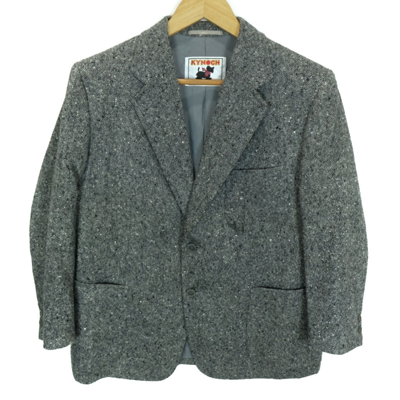 Designer Vintage 90's KYNOCH KEITH Scotland Wool Blazer Smart Coat Size US M / EU 48-50 / 2 - 2 Thumbnail