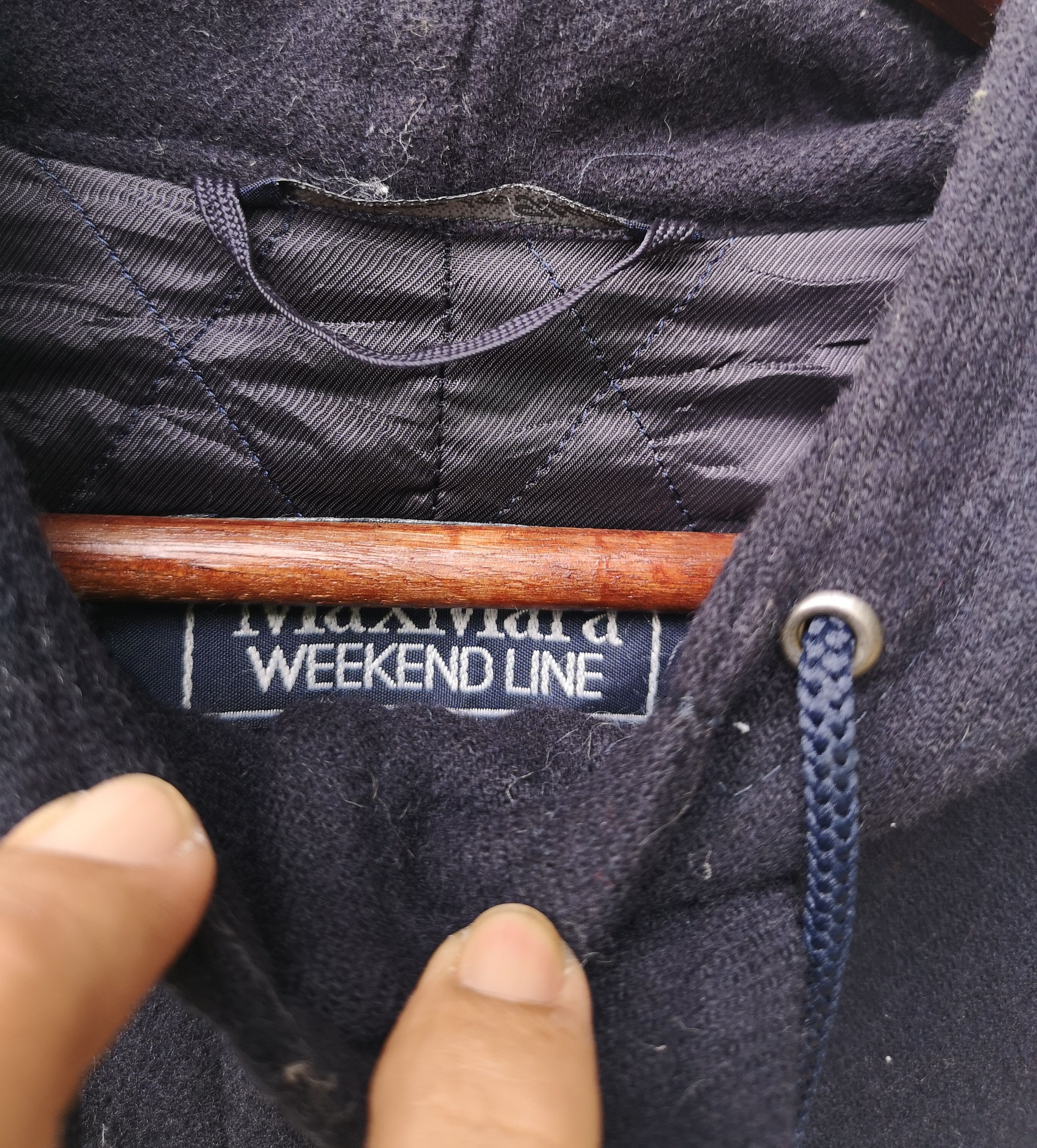 Other Designer Max Mara Wool Hoodie Long Jacket Size US M / EU 48-50 / 2 - 5 Thumbnail