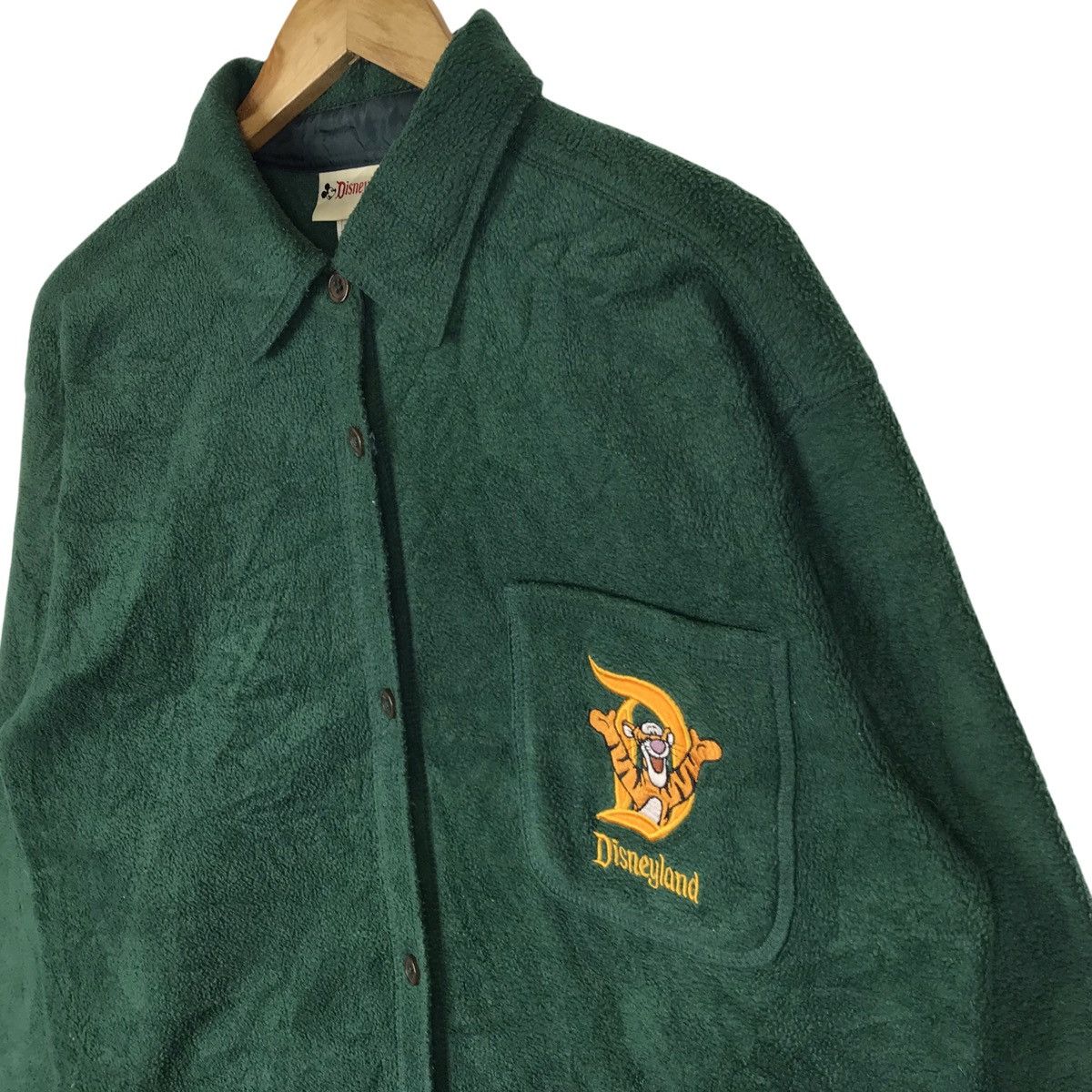 Cartoon Network × Disney × Vintage Vintage Winnie The Pooh Disneyland Fleece Button Up Size US L / EU 52-54 / 3 - 3 Thumbnail