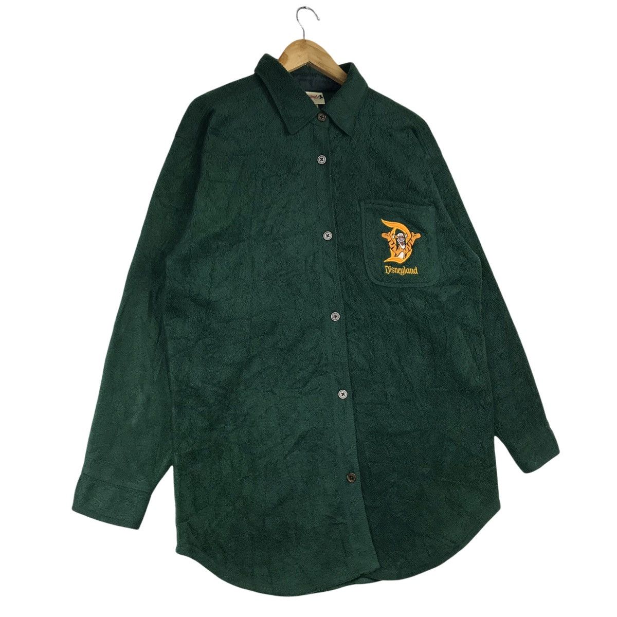 Cartoon Network × Disney × Vintage Vintage Winnie The Pooh Disneyland Fleece Button Up Size US L / EU 52-54 / 3 - 4 Thumbnail