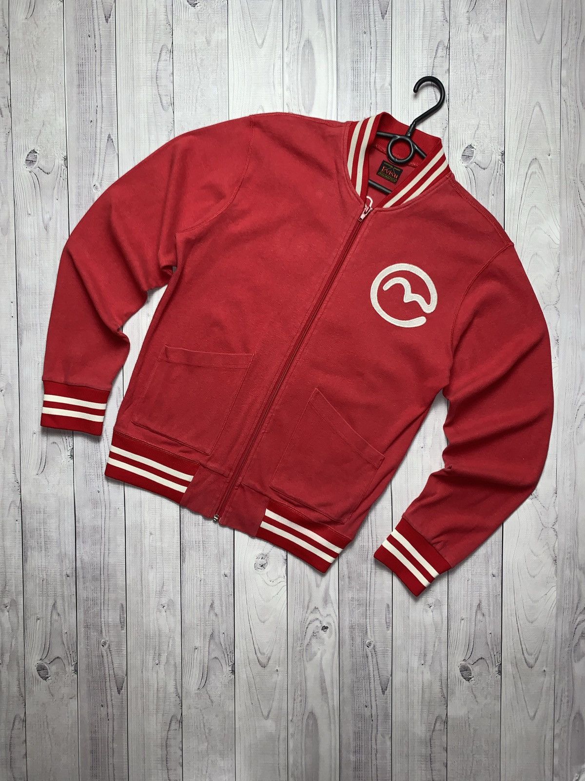 Evisu × Japanese Brand × Vintage Vintage bomber Evisu Japanese red size S Size US S / EU 44-46 / 1 - 1 Thumbnail