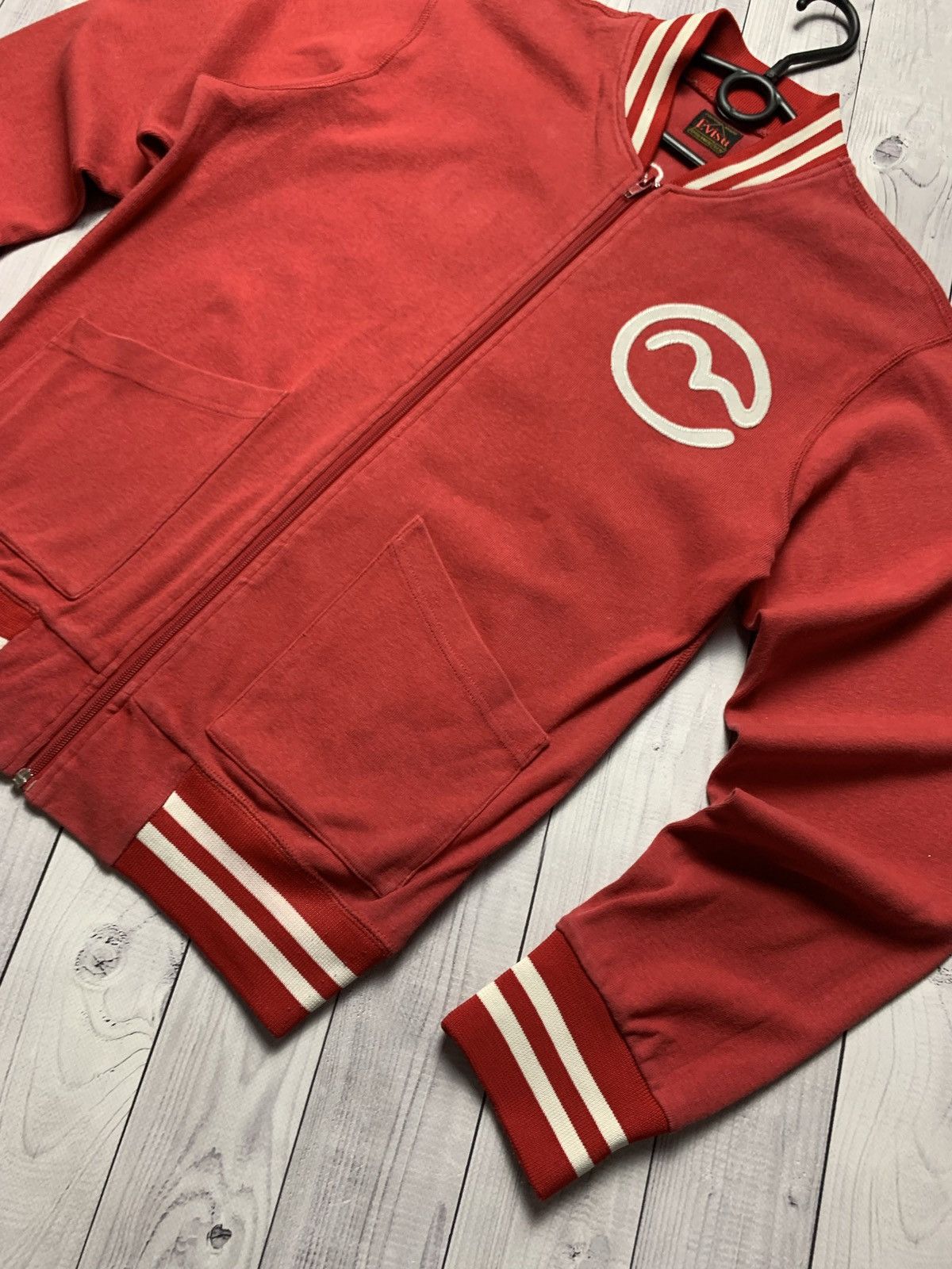 Evisu × Japanese Brand × Vintage Vintage bomber Evisu Japanese red size S Size US S / EU 44-46 / 1 - 3 Thumbnail