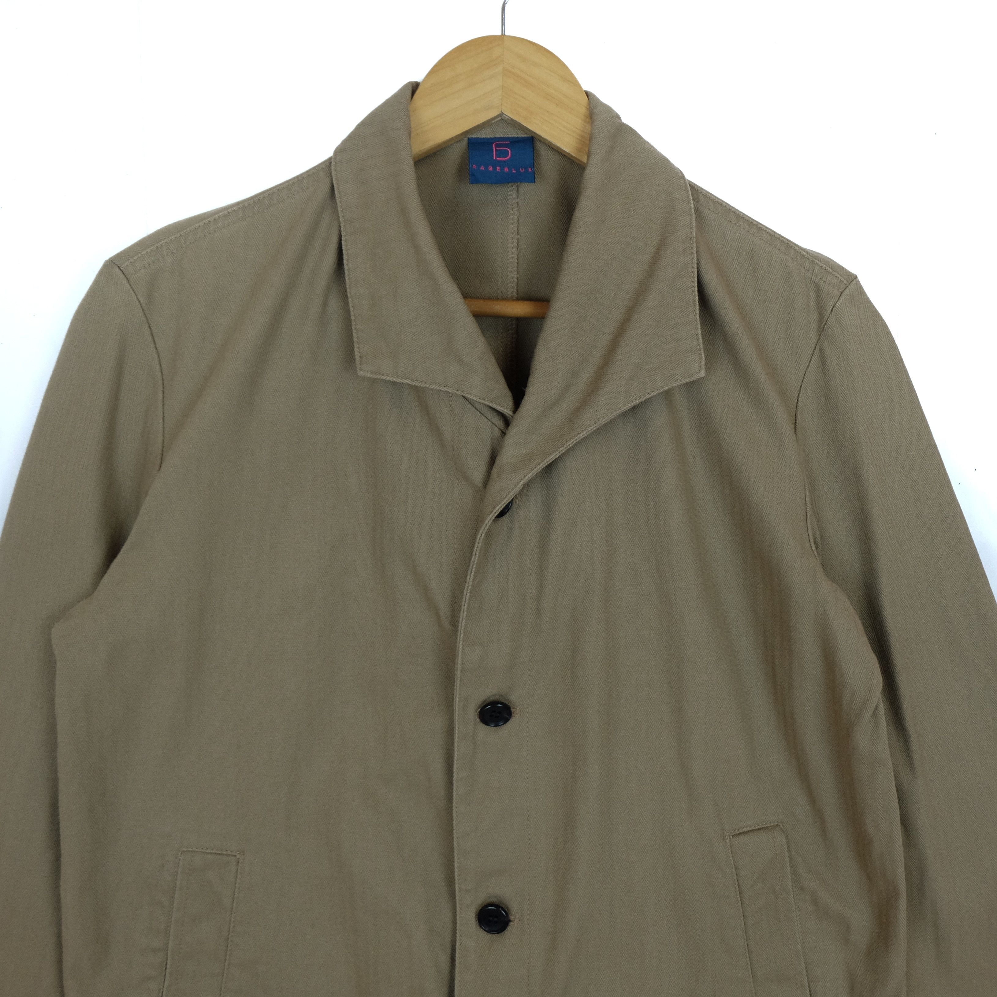 Japanese Brand RAGEBLUE Japan Smart Casual Long Coat Jacket Size US S / EU 44-46 / 1 - 3 Thumbnail
