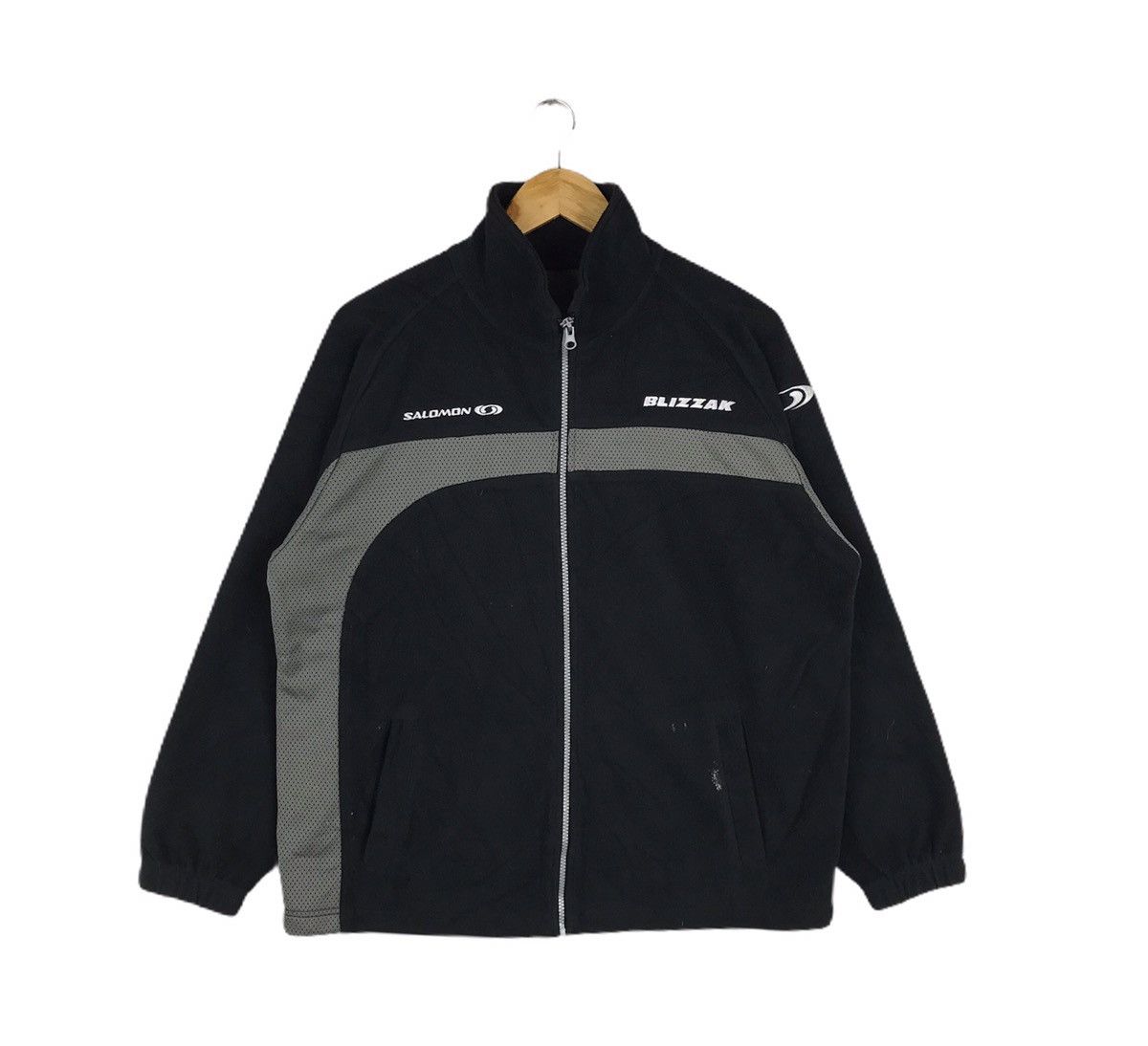 Salomon × Vintage Vintage Salomon X Blizzak X Bridgestone Fleece Jacket Size US L / EU 52-54 / 3 - 1 Thumbnail