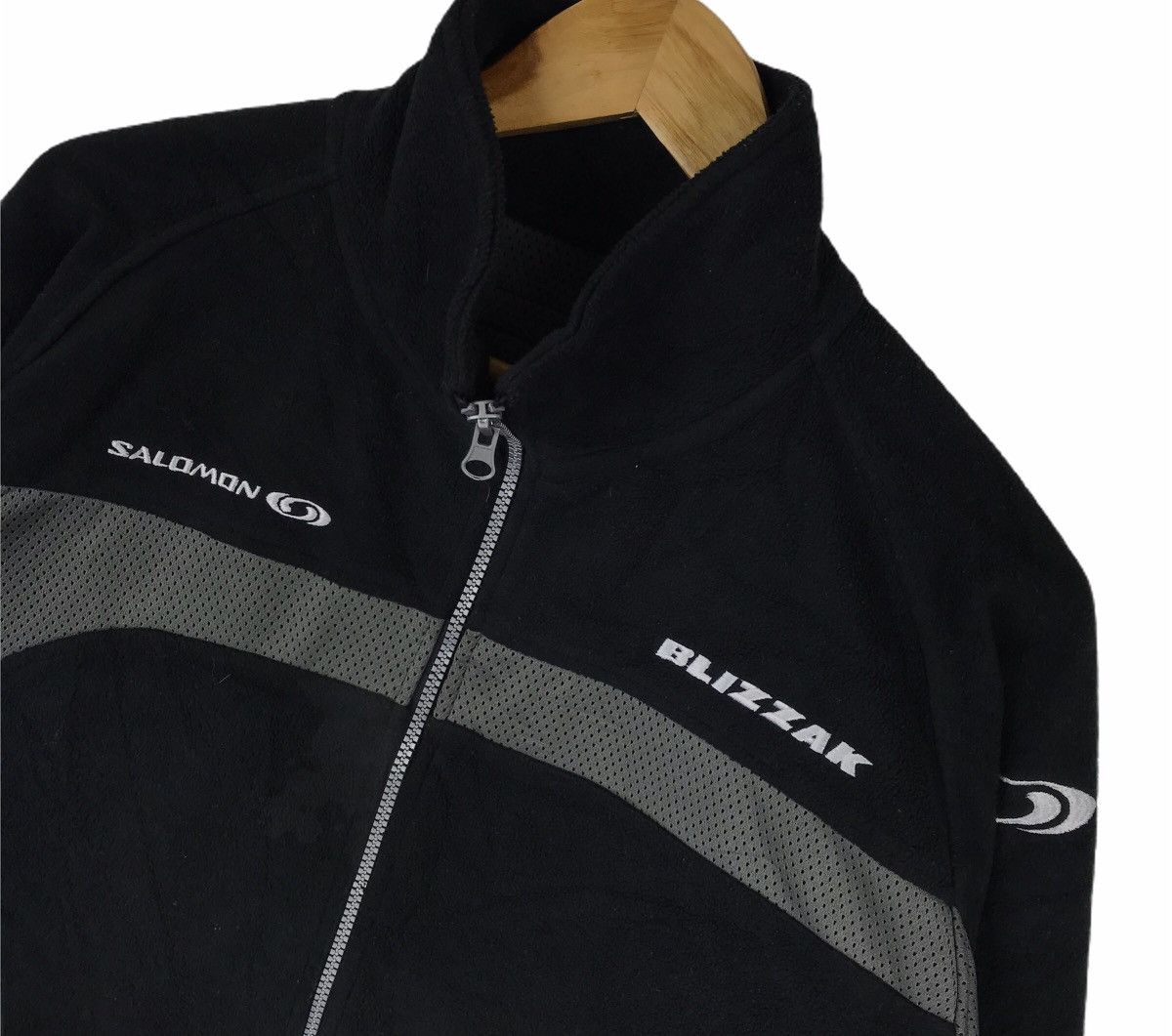 Salomon × Vintage Vintage Salomon X Blizzak X Bridgestone Fleece Jacket Size US L / EU 52-54 / 3 - 2 Thumbnail