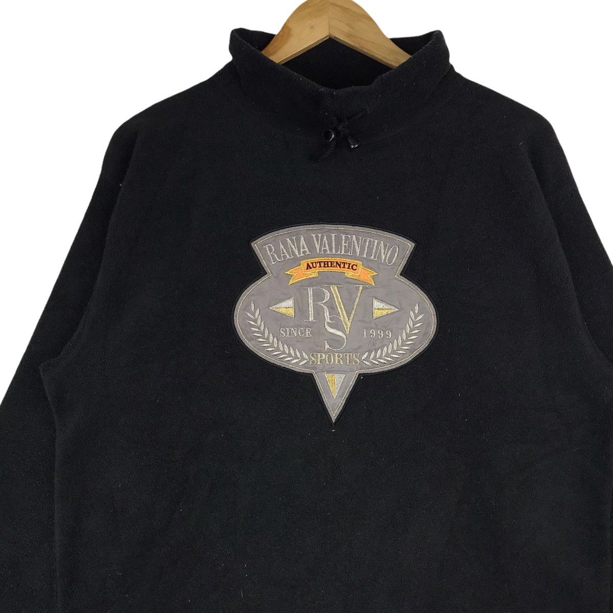 Valentino × Vintage Vintage 90s Rana Valentino Italy Fleece Jumper Sweatshirt Size US M / EU 48-50 / 2 - 3 Thumbnail