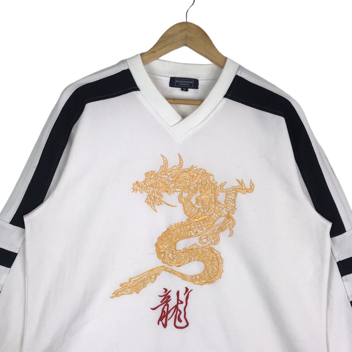 Vintage Vintage Sukajan Dragon Japanese Souvenirs Rap Tee Jersey Size US M / EU 48-50 / 2 - 2 Thumbnail