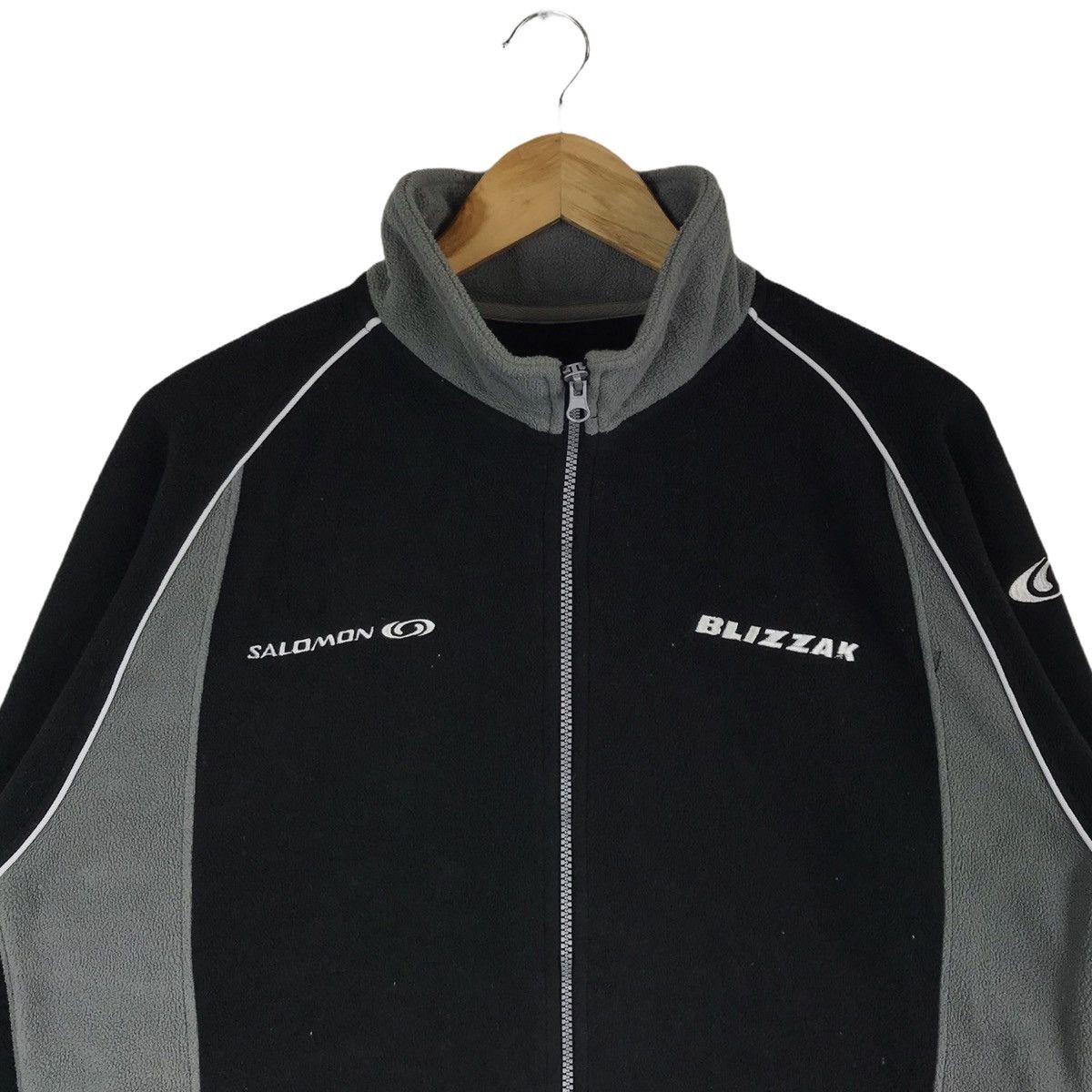 Salomon × Vintage Vintage Salomon X Blizzak X Bridgestone Fleece Jacket Size US L / EU 52-54 / 3 - 2 Thumbnail