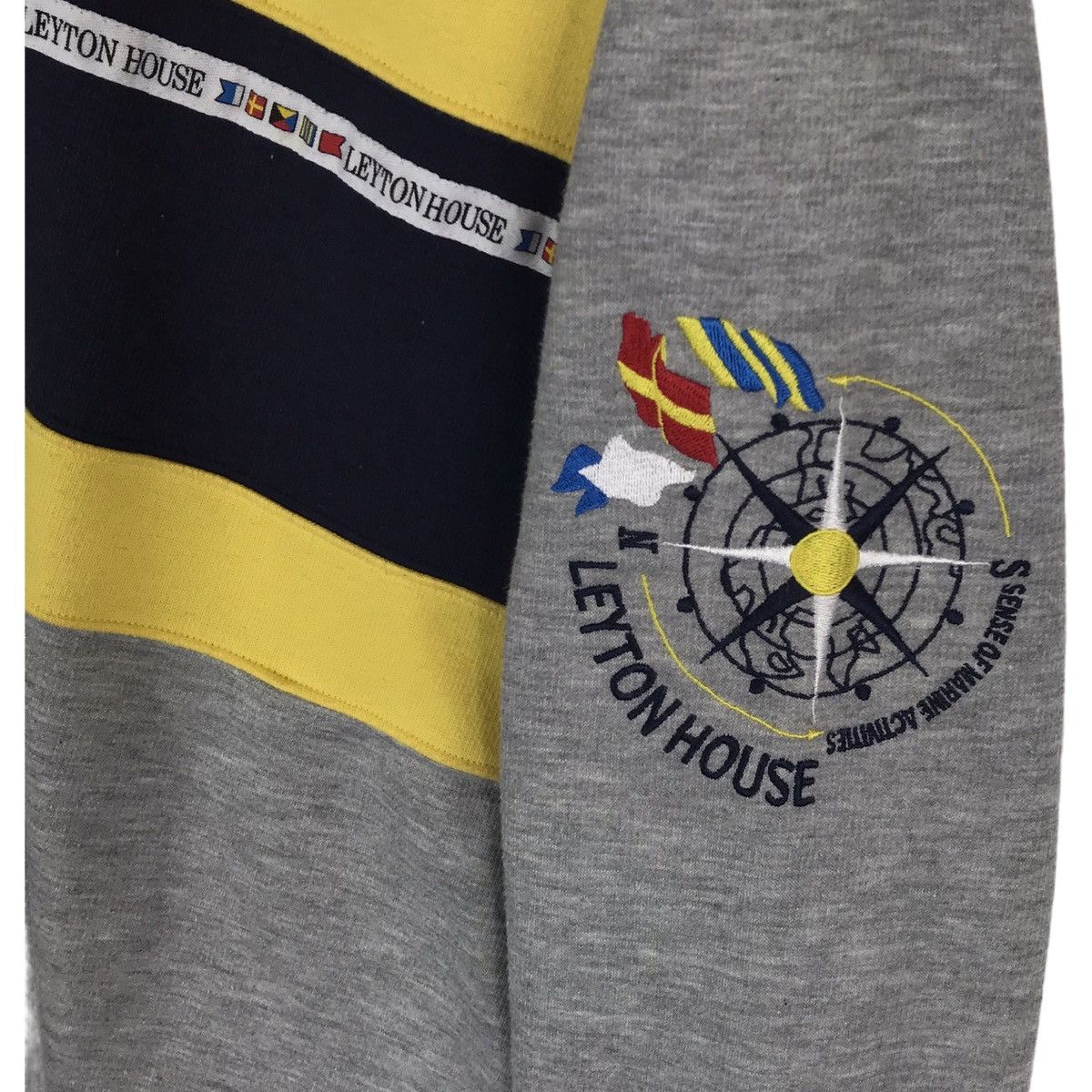 Sports Specialties × Vintage Vintage Leyton House Versus Sports Half Zipper Sweatshirt Size US L / EU 52-54 / 3 - 3 Thumbnail