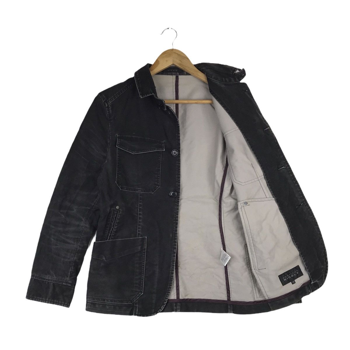 Vintage Vintage Monsieur Nicole Faded Coat Jacket Size US XS / EU 42 / 0 - 7 Thumbnail