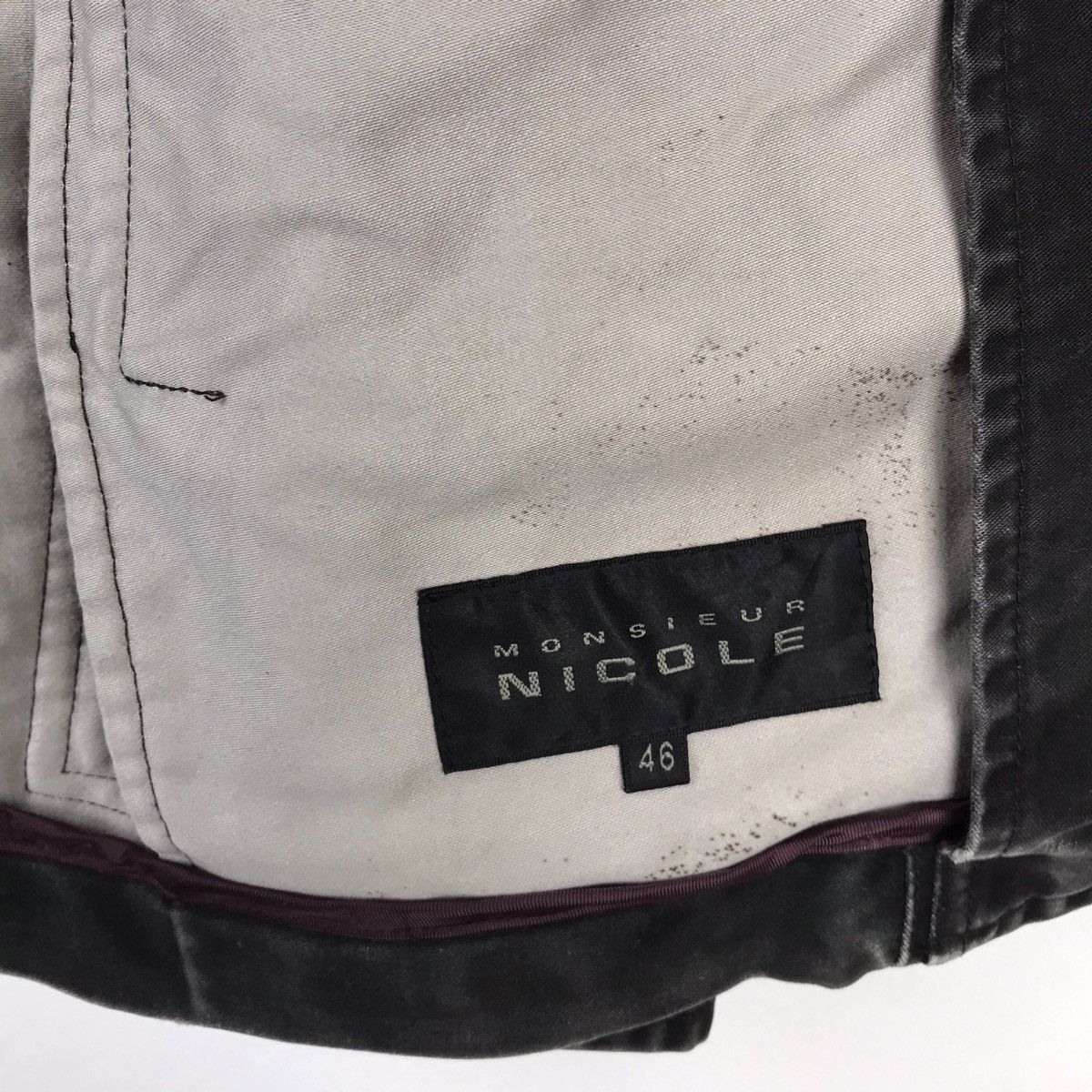 Vintage Vintage Monsieur Nicole Faded Coat Jacket Size US XS / EU 42 / 0 - 8 Thumbnail