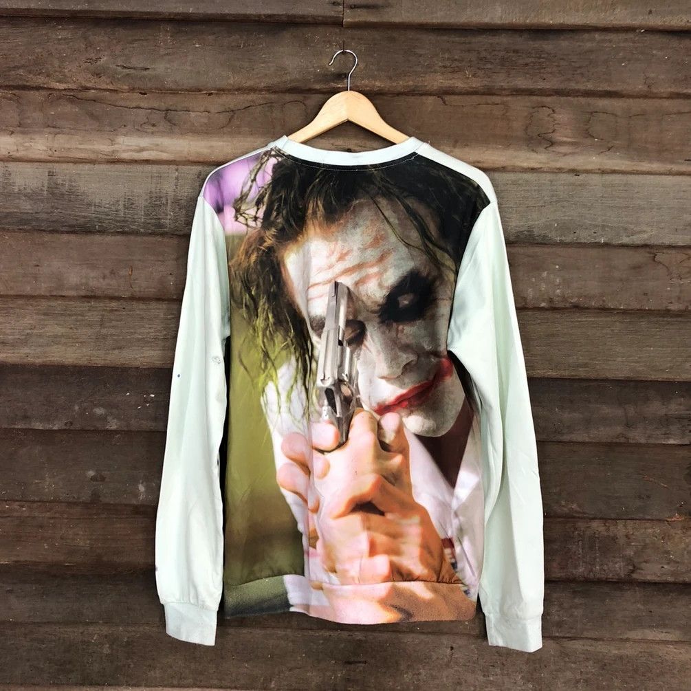 DC Comics Joker clown with gun big print Youcan Sweatshirt #3525 DL Size US L / EU 52-54 / 3 - 14 Thumbnail