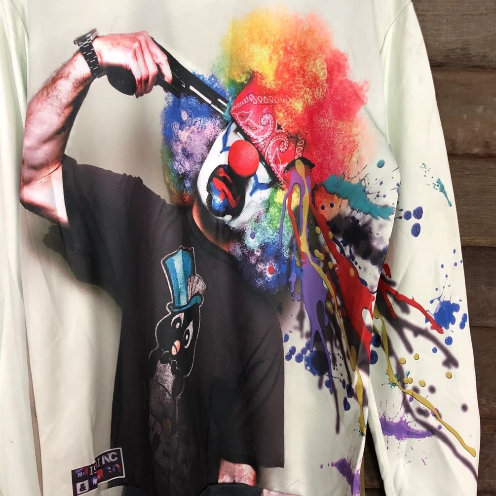 DC Comics Joker clown with gun big print Youcan Sweatshirt #3525 DL Size US L / EU 52-54 / 3 - 10 Thumbnail