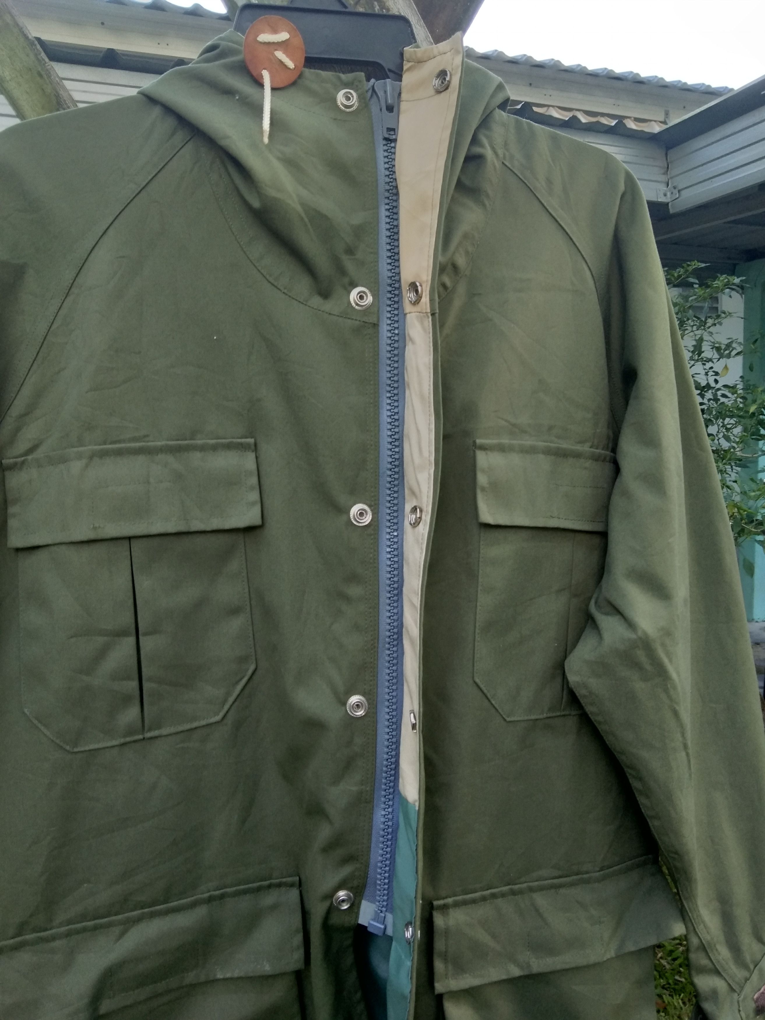 Japanese Brand MILITARYSTYLE OG-107 HOODIEJACKET with BACK ZIPPER POCKET Size US L / EU 52-54 / 3 - 7 Thumbnail