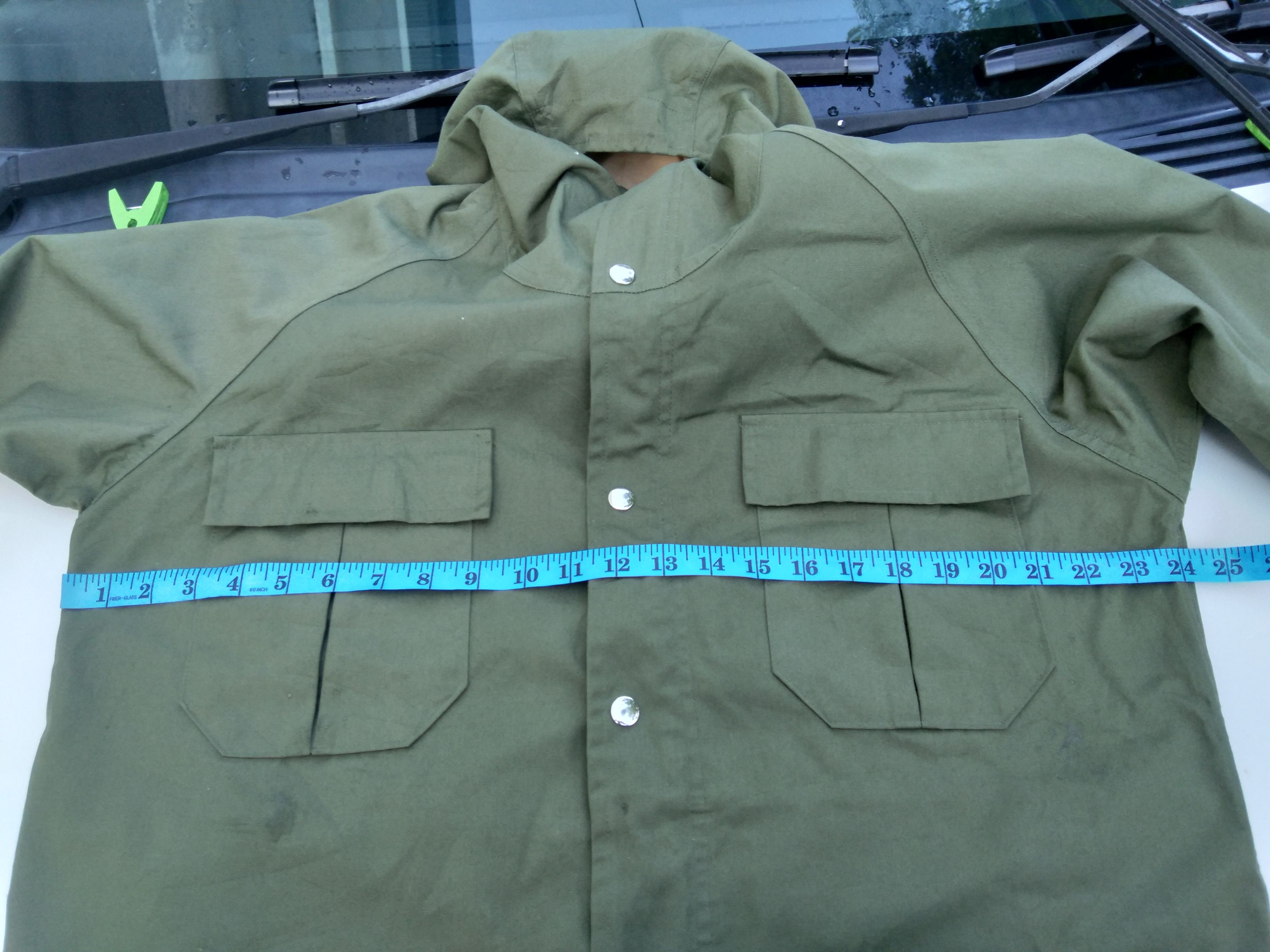 Japanese Brand MILITARYSTYLE OG-107 HOODIEJACKET with BACK ZIPPER POCKET Size US L / EU 52-54 / 3 - 11 Thumbnail