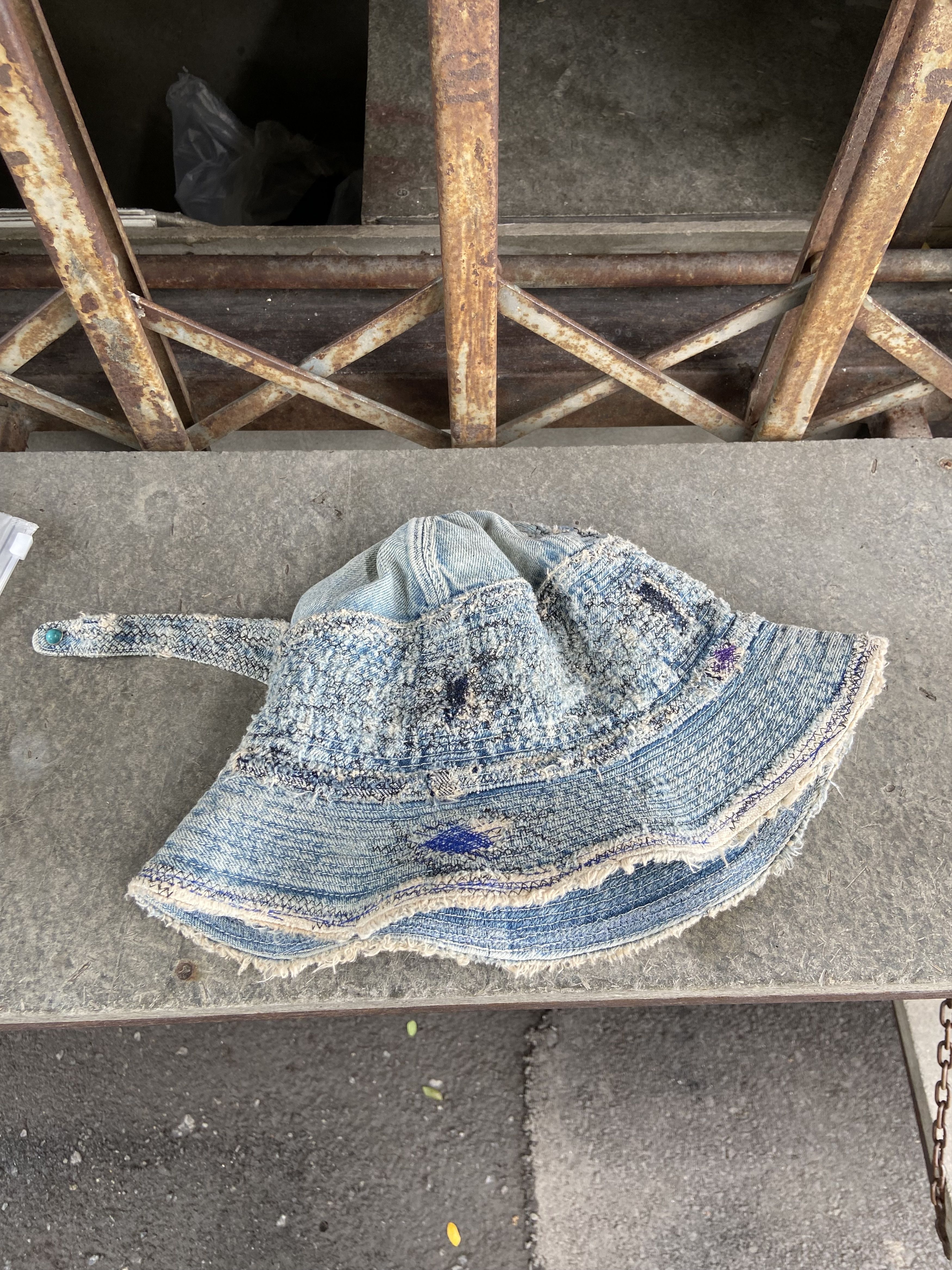Japanese Brand 🧵KAPITAL OLD MAN AND THE SEA BUCKET HAT Size ONE SIZE - 18 Thumbnail