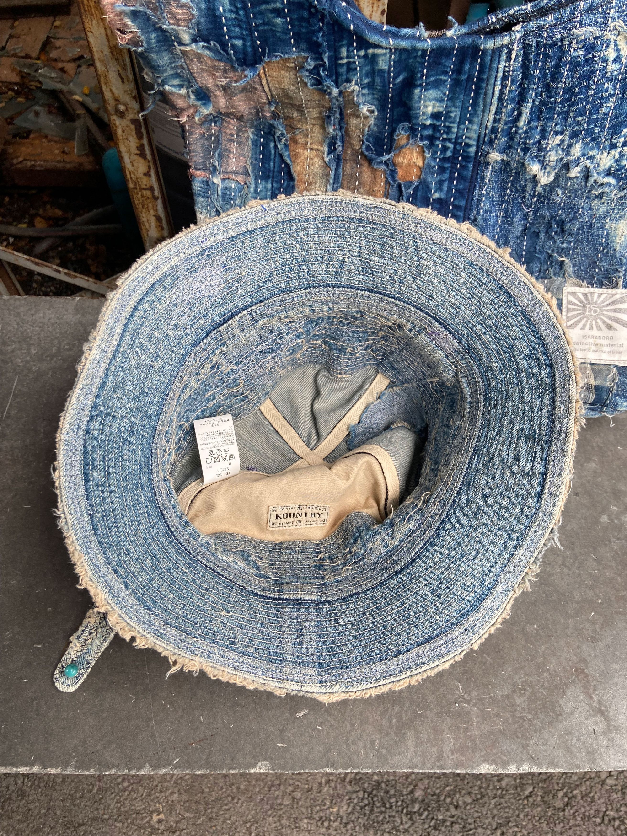 Japanese Brand 🧵KAPITAL OLD MAN AND THE SEA BUCKET HAT Size ONE SIZE - 14 Thumbnail