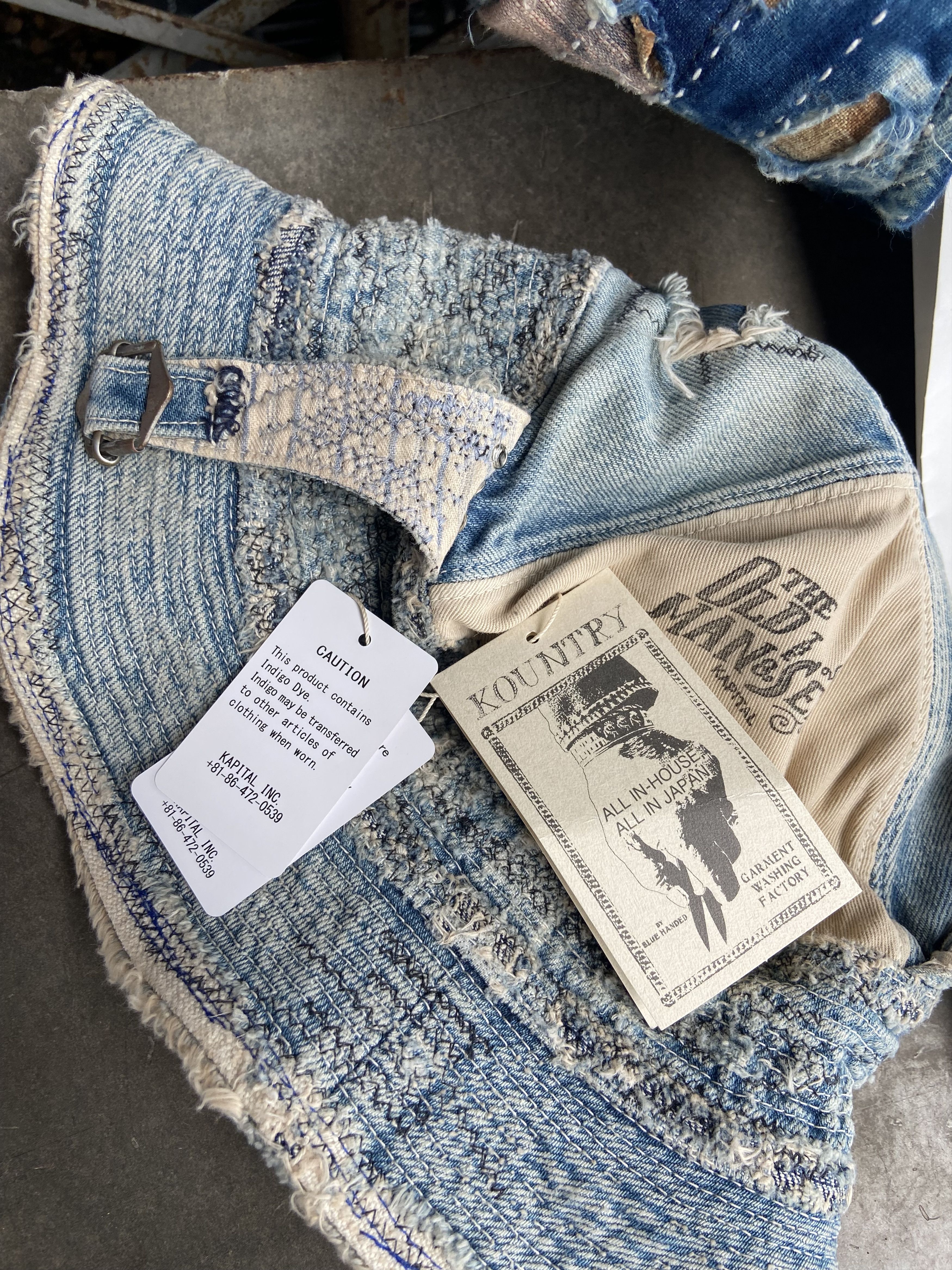 Japanese Brand 🧵KAPITAL OLD MAN AND THE SEA BUCKET HAT Size ONE SIZE - 24 Thumbnail