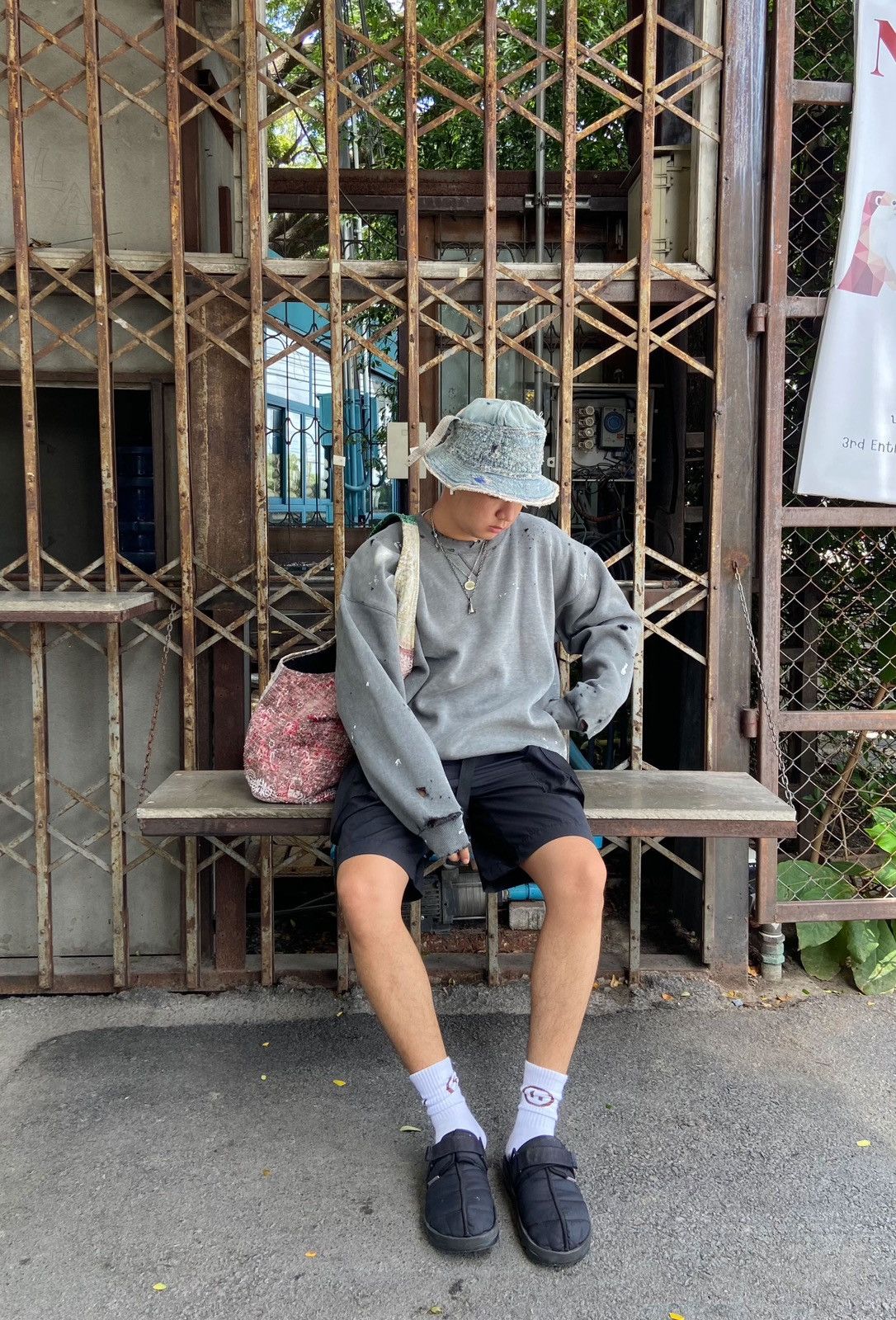 Japanese Brand 🧵KAPITAL OLD MAN AND THE SEA BUCKET HAT Size ONE SIZE - 11 Thumbnail