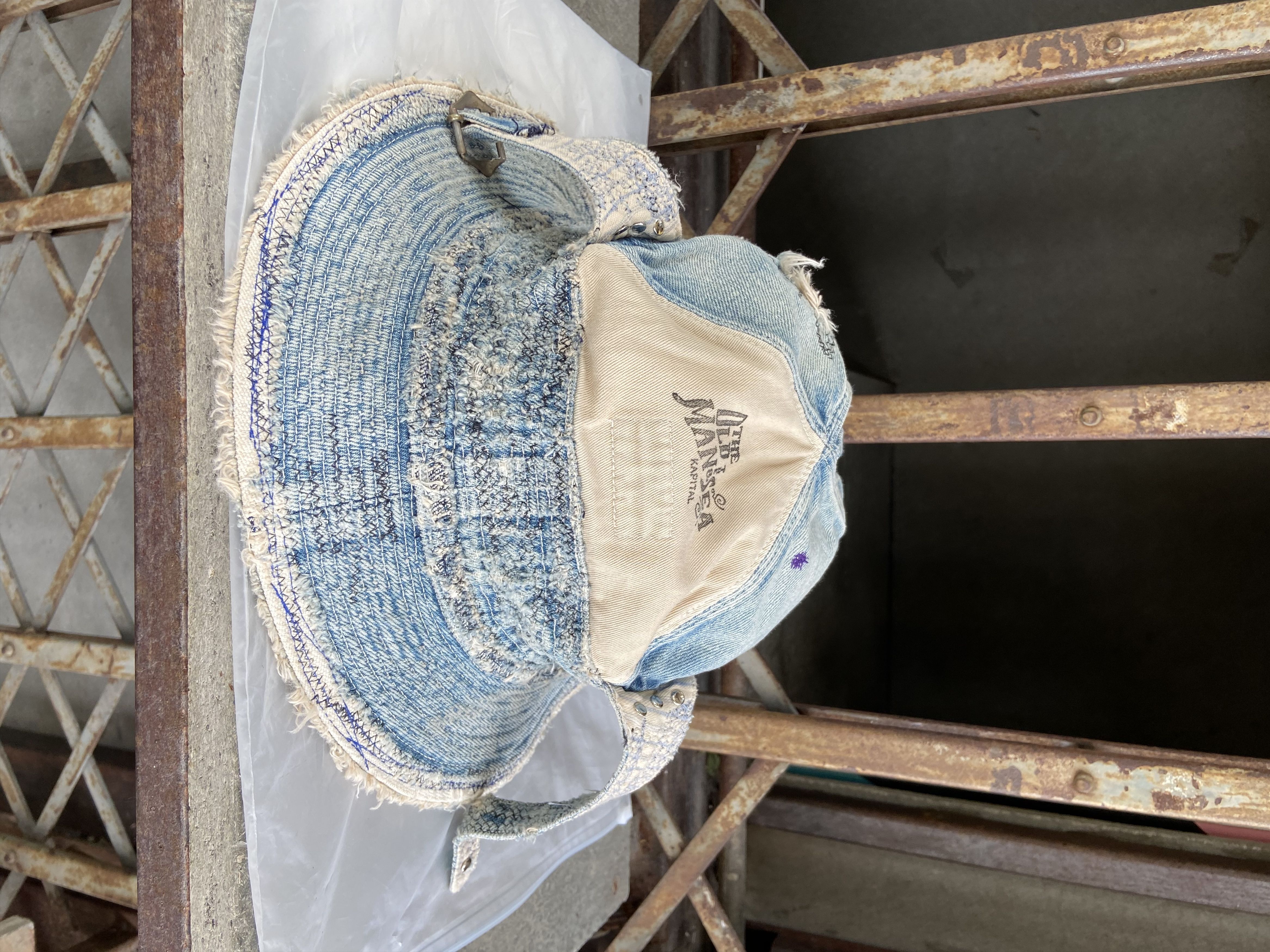 Japanese Brand 🧵KAPITAL OLD MAN AND THE SEA BUCKET HAT Size ONE SIZE - 16 Thumbnail