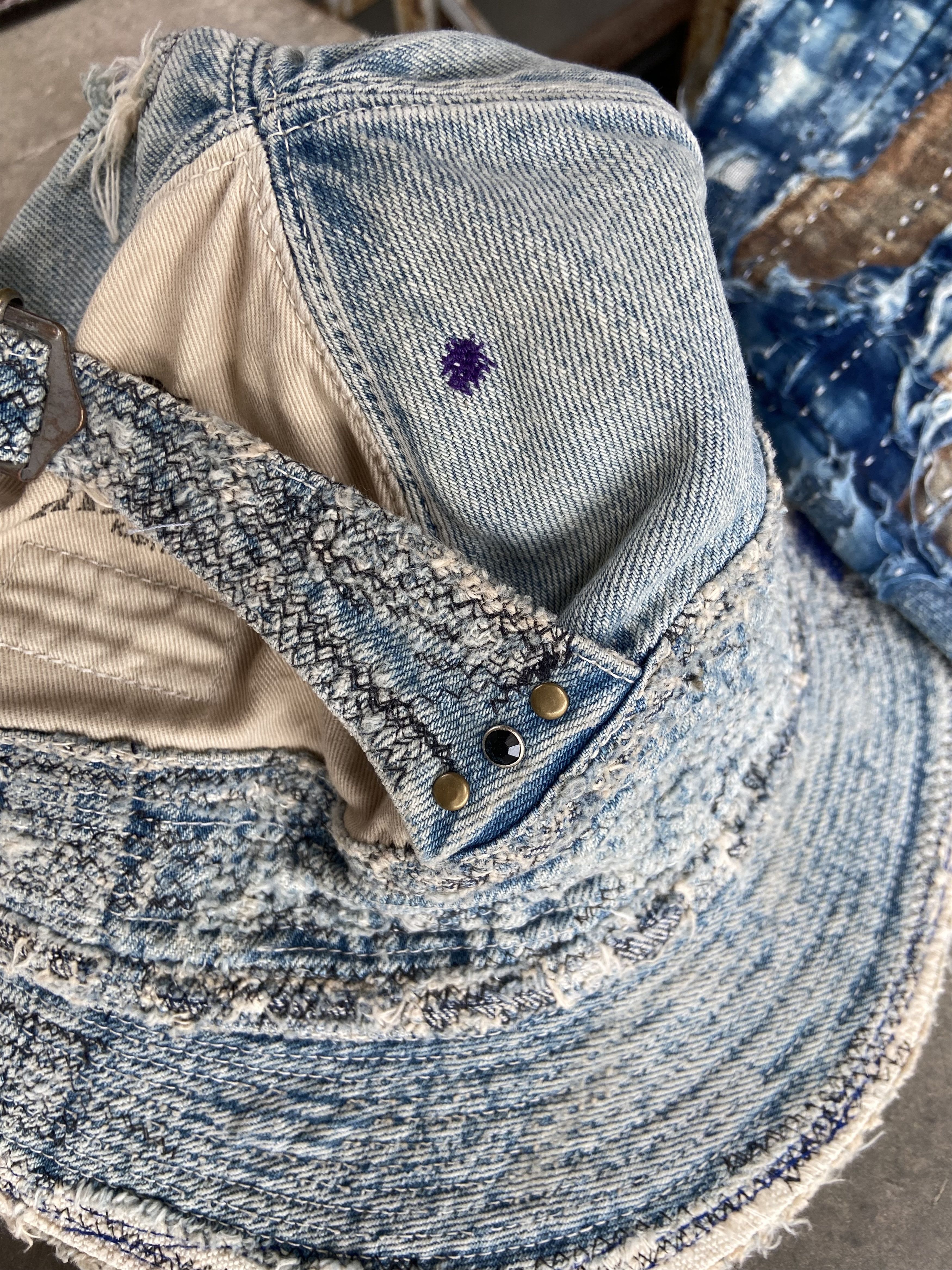 Japanese Brand 🧵KAPITAL OLD MAN AND THE SEA BUCKET HAT Size ONE SIZE - 10 Thumbnail