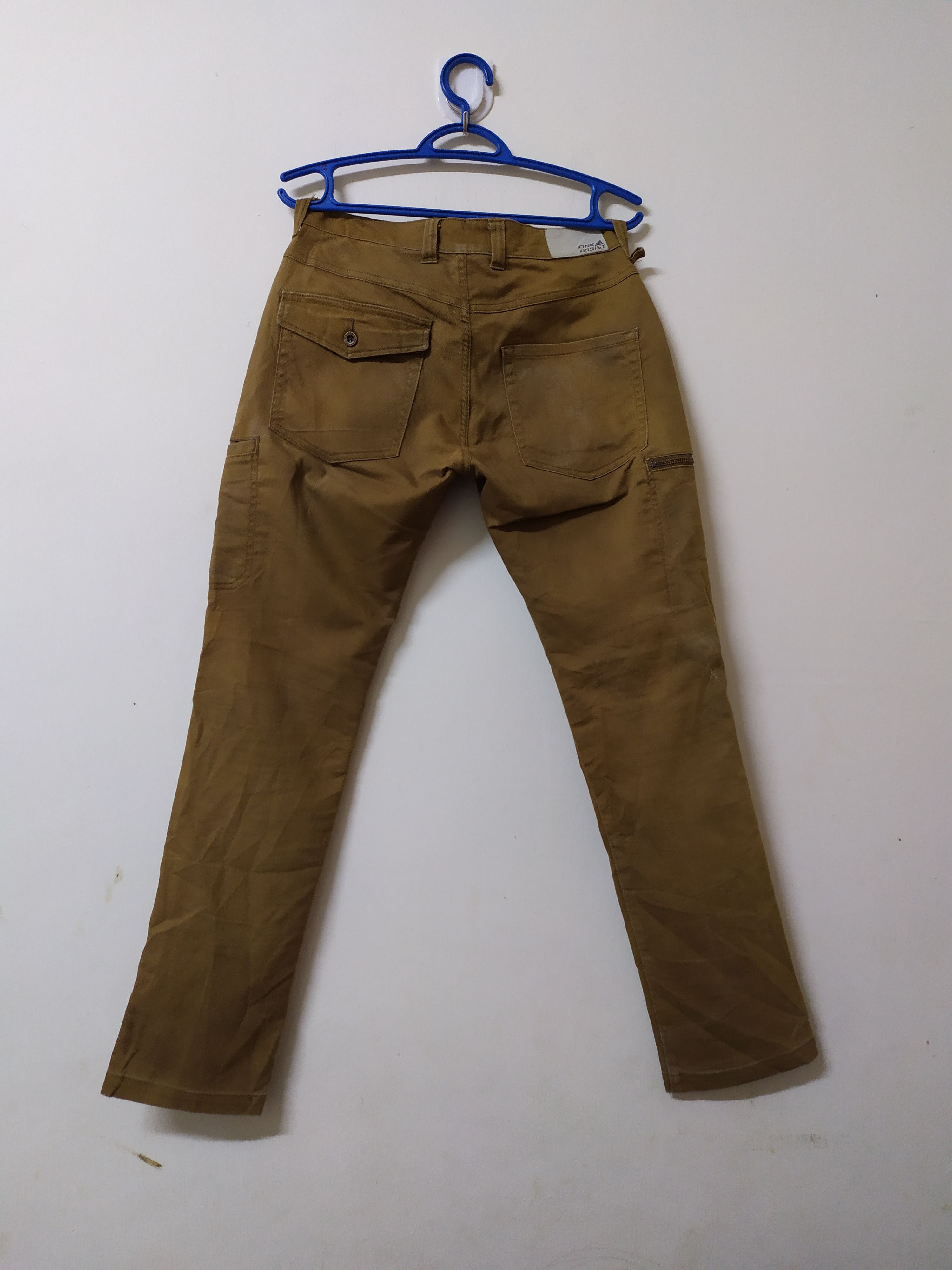 Japanese Brand × Vintage FINE ASSIST FADED BROWN CARGO PANTS Size US 30 / EU 46 - 7 Thumbnail