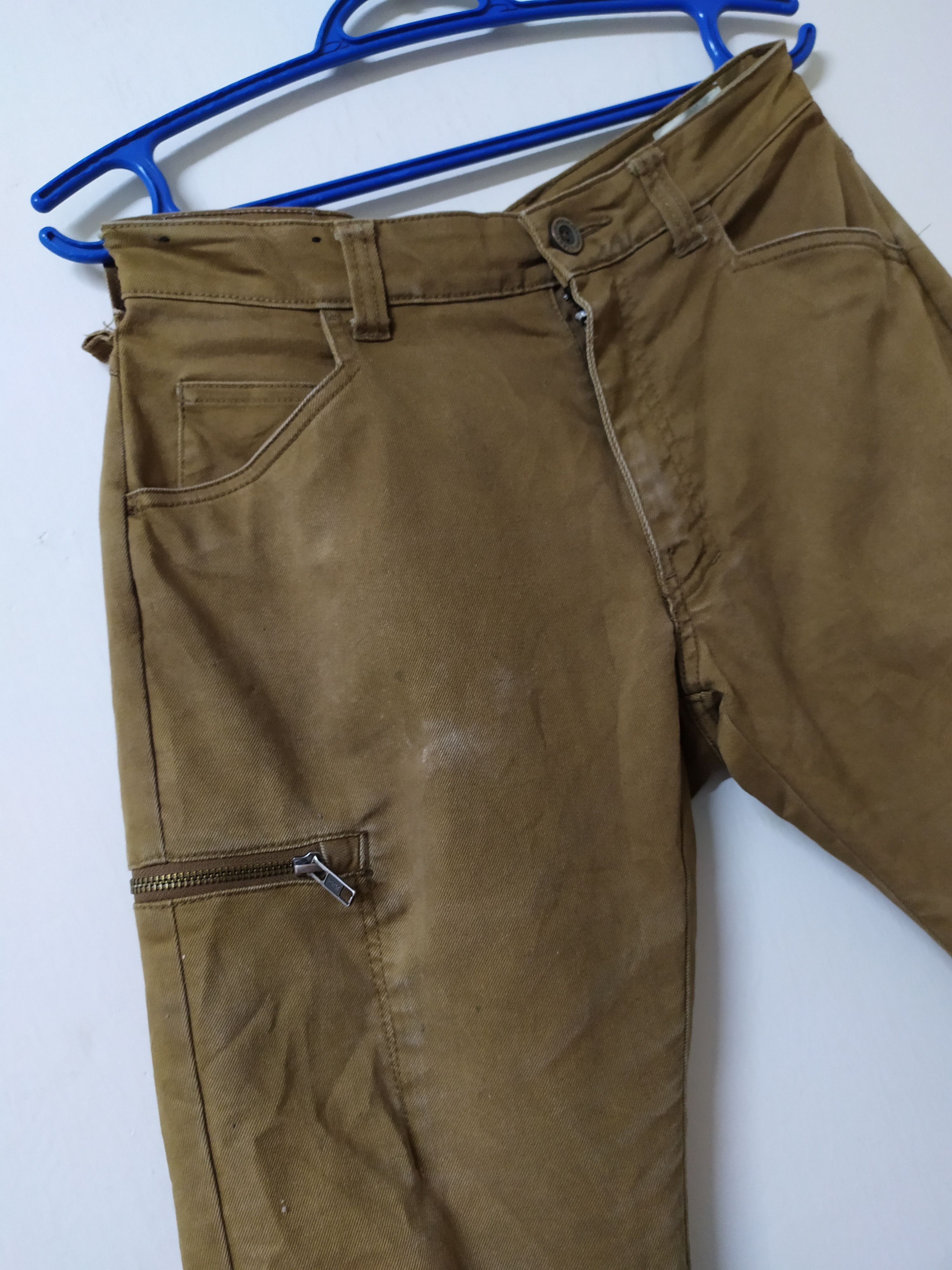 Japanese Brand × Vintage FINE ASSIST FADED BROWN CARGO PANTS Size US 30 / EU 46 - 2 Thumbnail